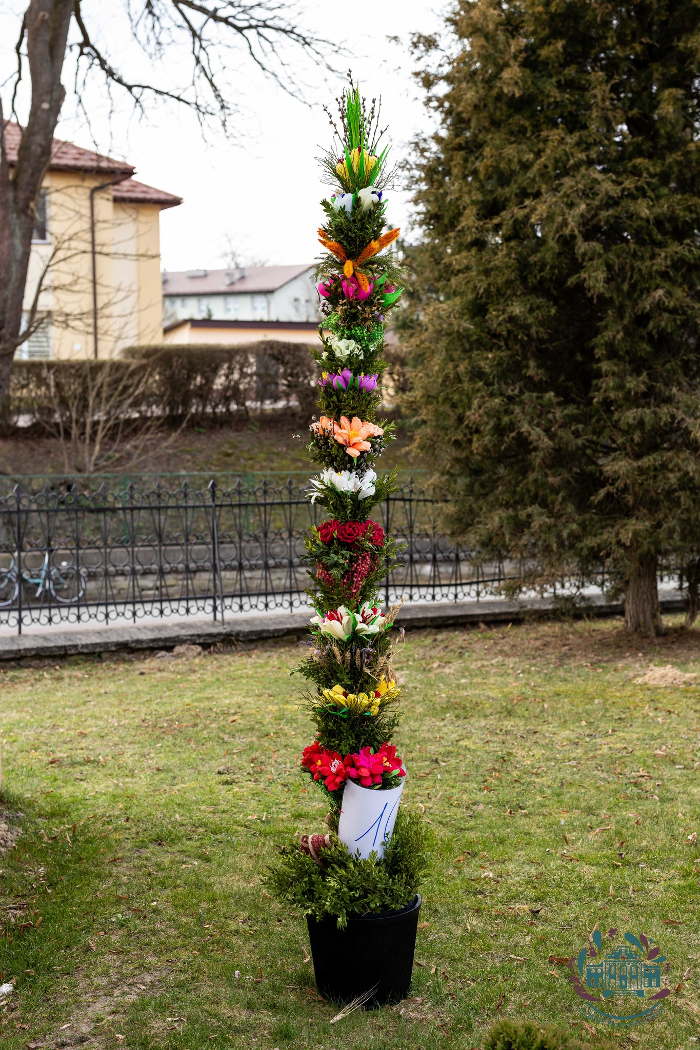 Obraz przedstawiający W Horyńcu-Zdroju wybrano najpiękniejsze palmy wielkanocne