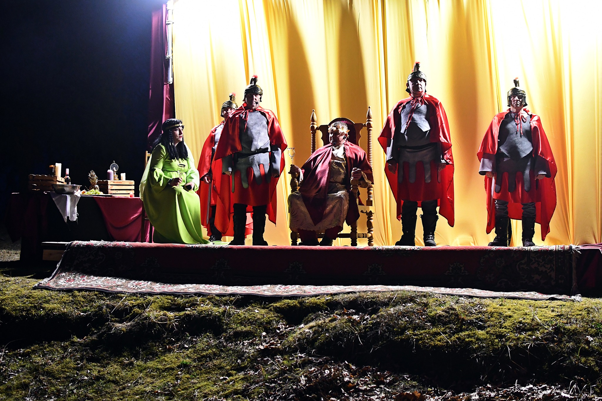 Obraz przedstawiający Misterium Męki Pańskiej w Łukawcu [FOTORELACJA]