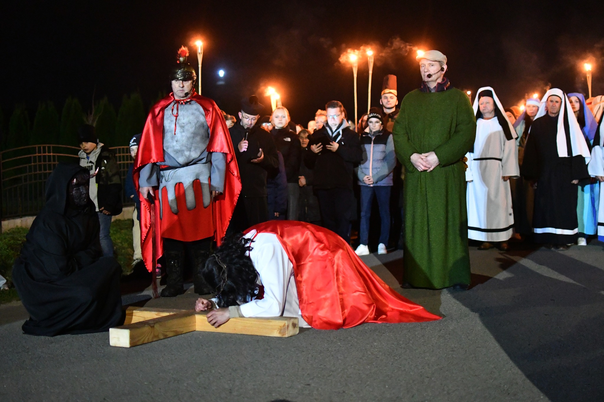 Obraz przedstawiający Misterium Męki Pańskiej w Łukawcu [FOTORELACJA]