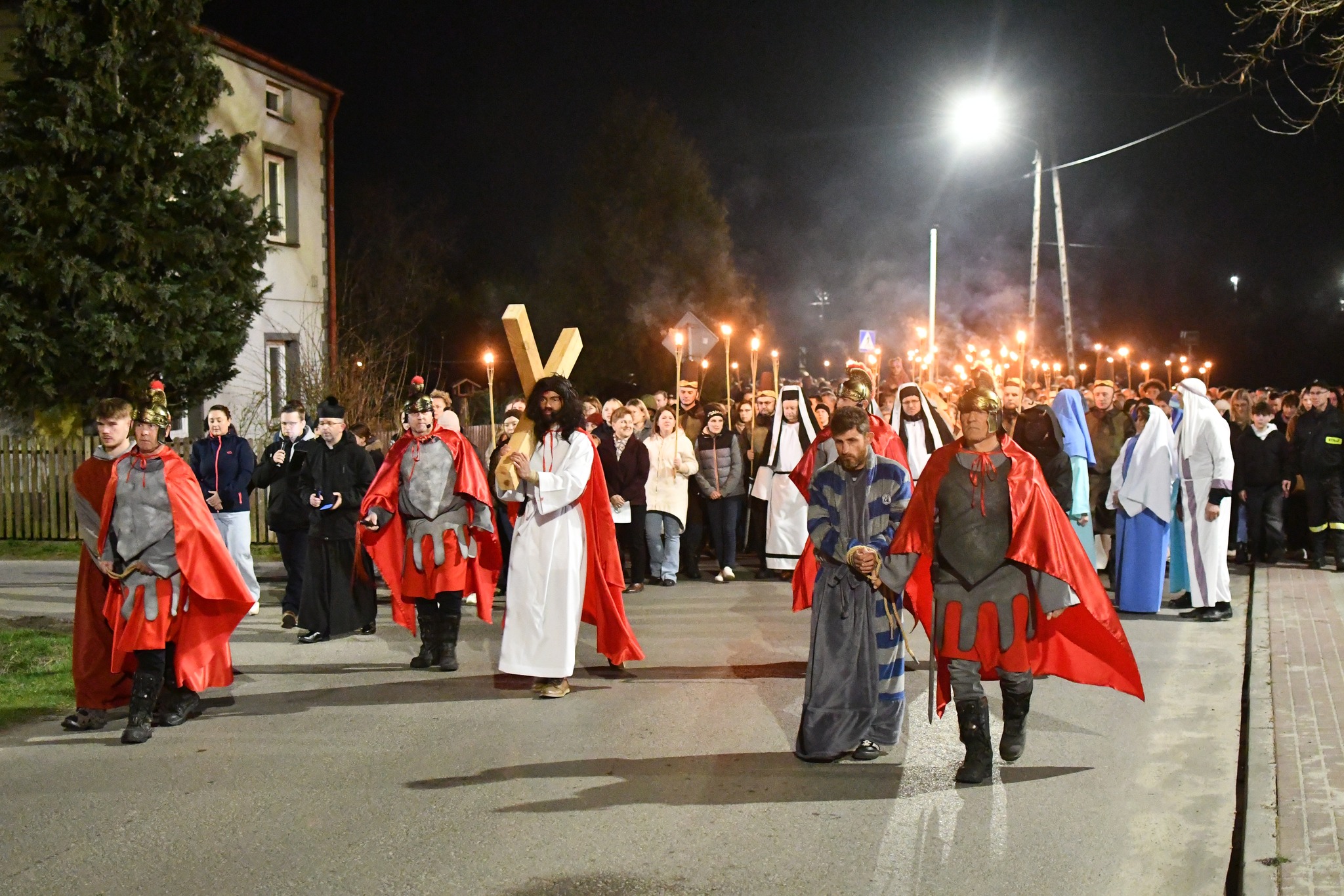 Obraz przedstawiający Misterium Męki Pańskiej w Łukawcu [FOTORELACJA]