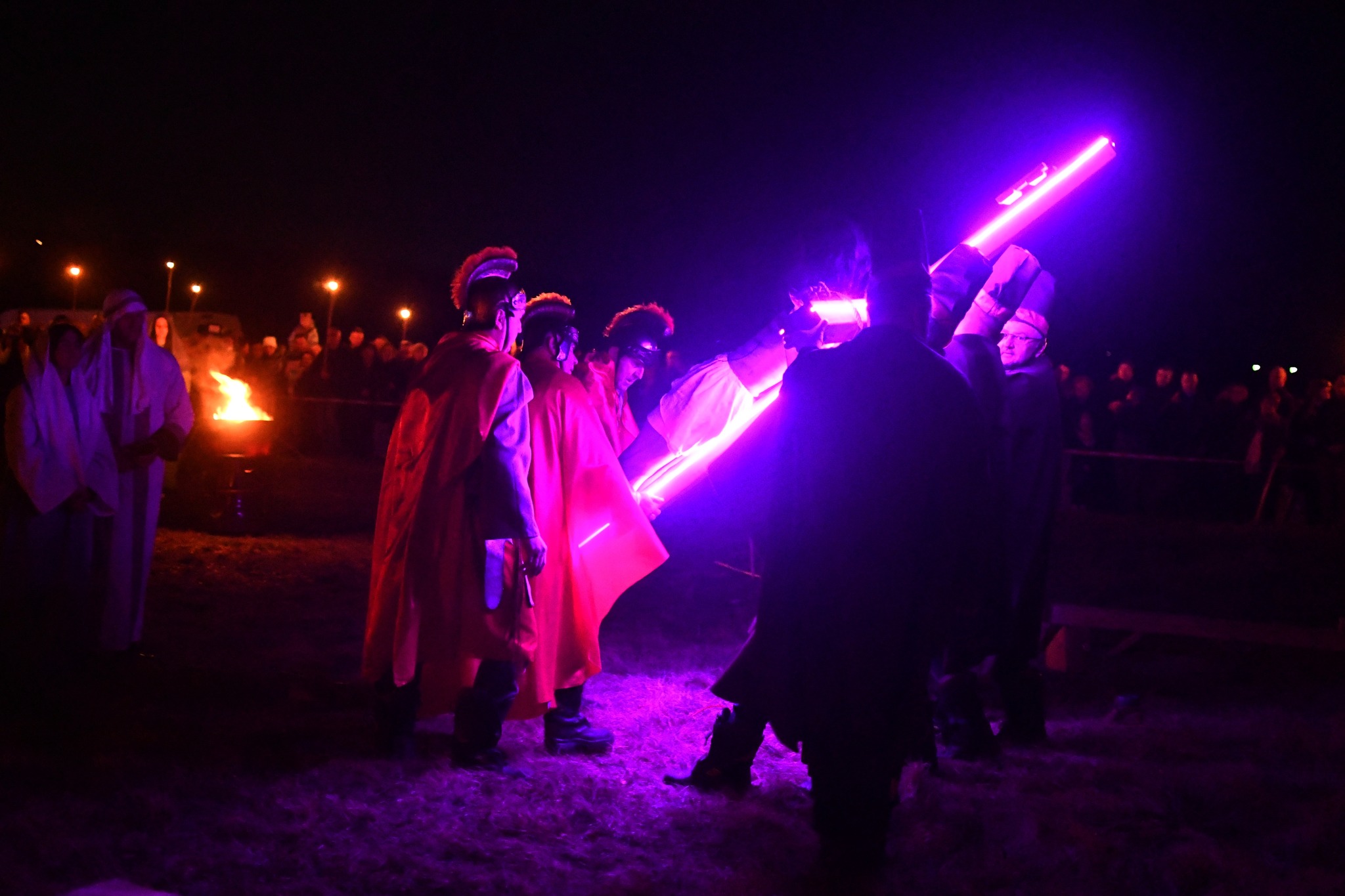 Obraz przedstawiający Misterium Męki Pańskiej w Łukawcu [FOTORELACJA]