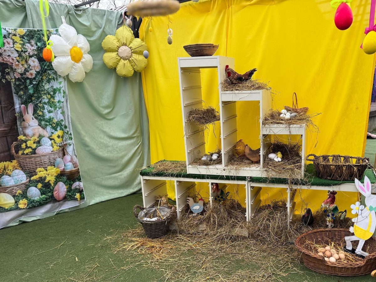 Obraz przedstawiający Wielkanocne pomaganie w Ekomaluchach. Kiermasz dla Michalinki zakończony sukcesem