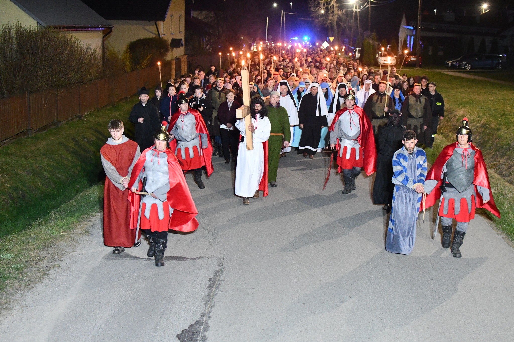 Obraz przedstawiający Misterium Męki Pańskiej w Łukawcu [FOTORELACJA]