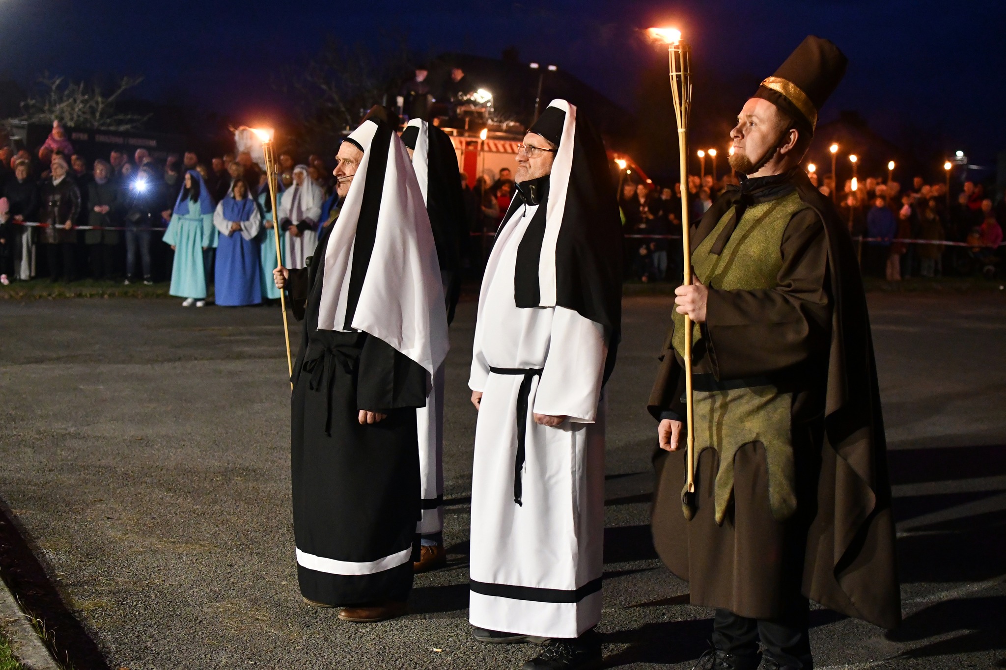 Obraz przedstawiający Misterium Męki Pańskiej w Łukawcu [FOTORELACJA]