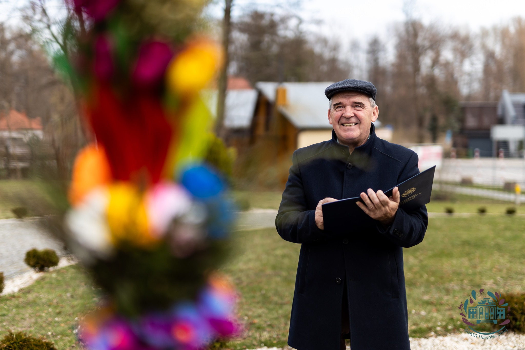 Obraz przedstawiający W Horyńcu-Zdroju wybrano najpiękniejsze palmy wielkanocne