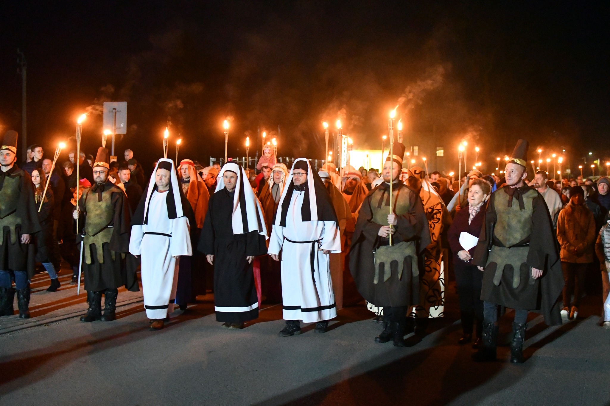 Obraz przedstawiający Misterium Męki Pańskiej w Łukawcu [FOTORELACJA]