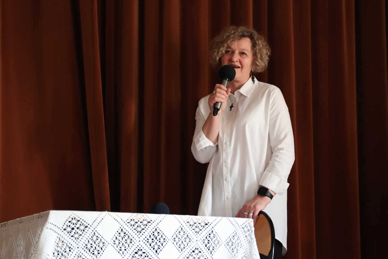 Obraz przedstawiający Zaduma wielkopostna w Krowicy Samej [ZDJĘCIA]