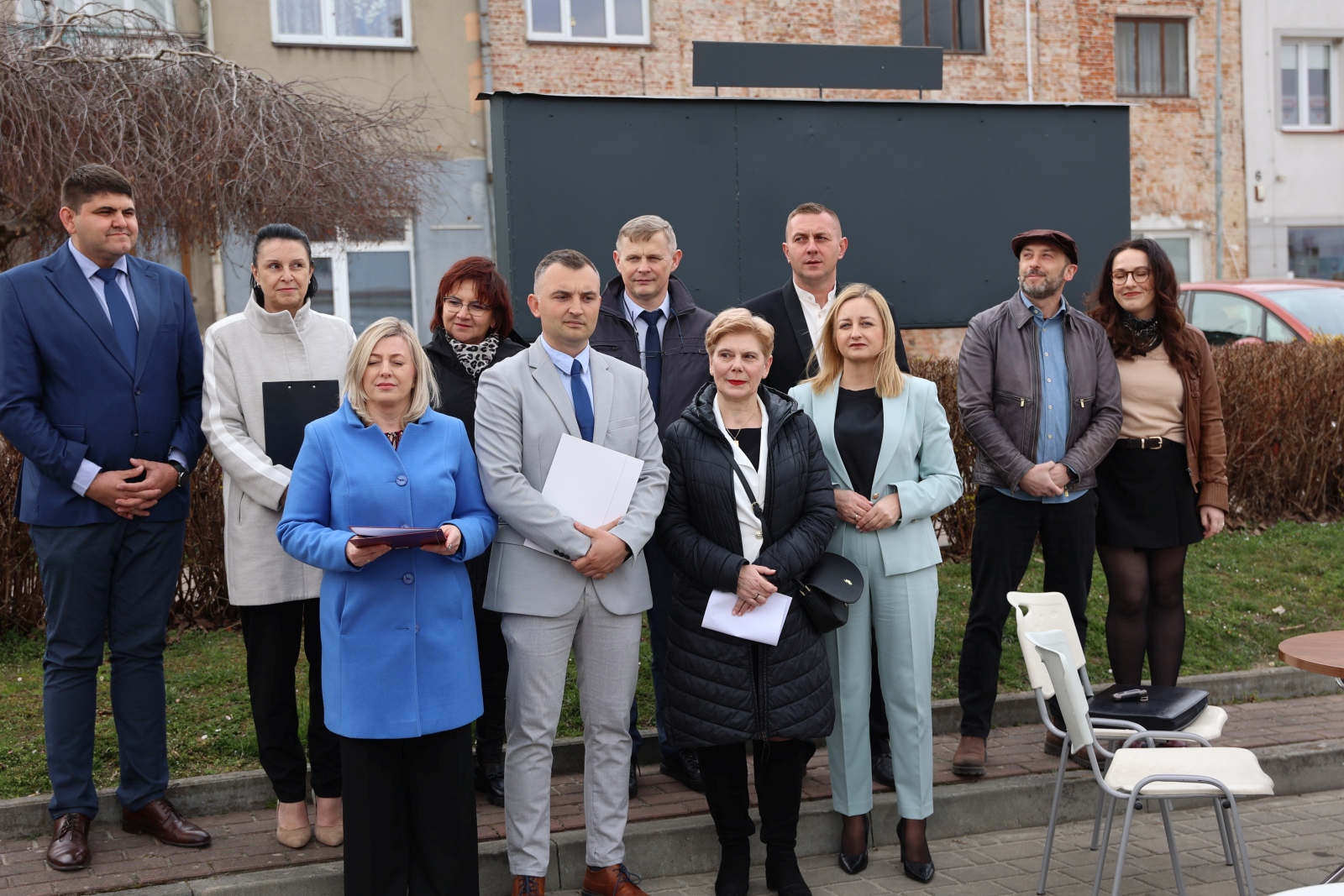 Obraz przedstawiający Na rynku w Oleszycach stanęła instalacja Echo Miasta [ZDJĘCIA]