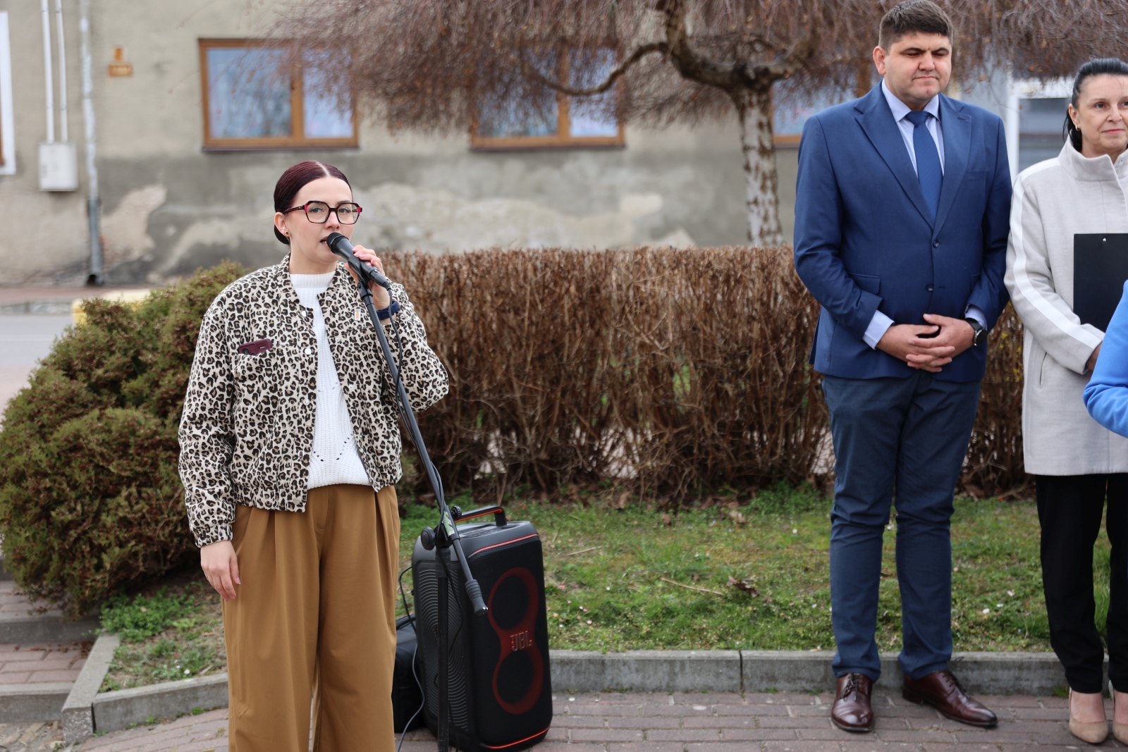 Obraz przedstawiający Na rynku w Oleszycach stanęła instalacja Echo Miasta [ZDJĘCIA]