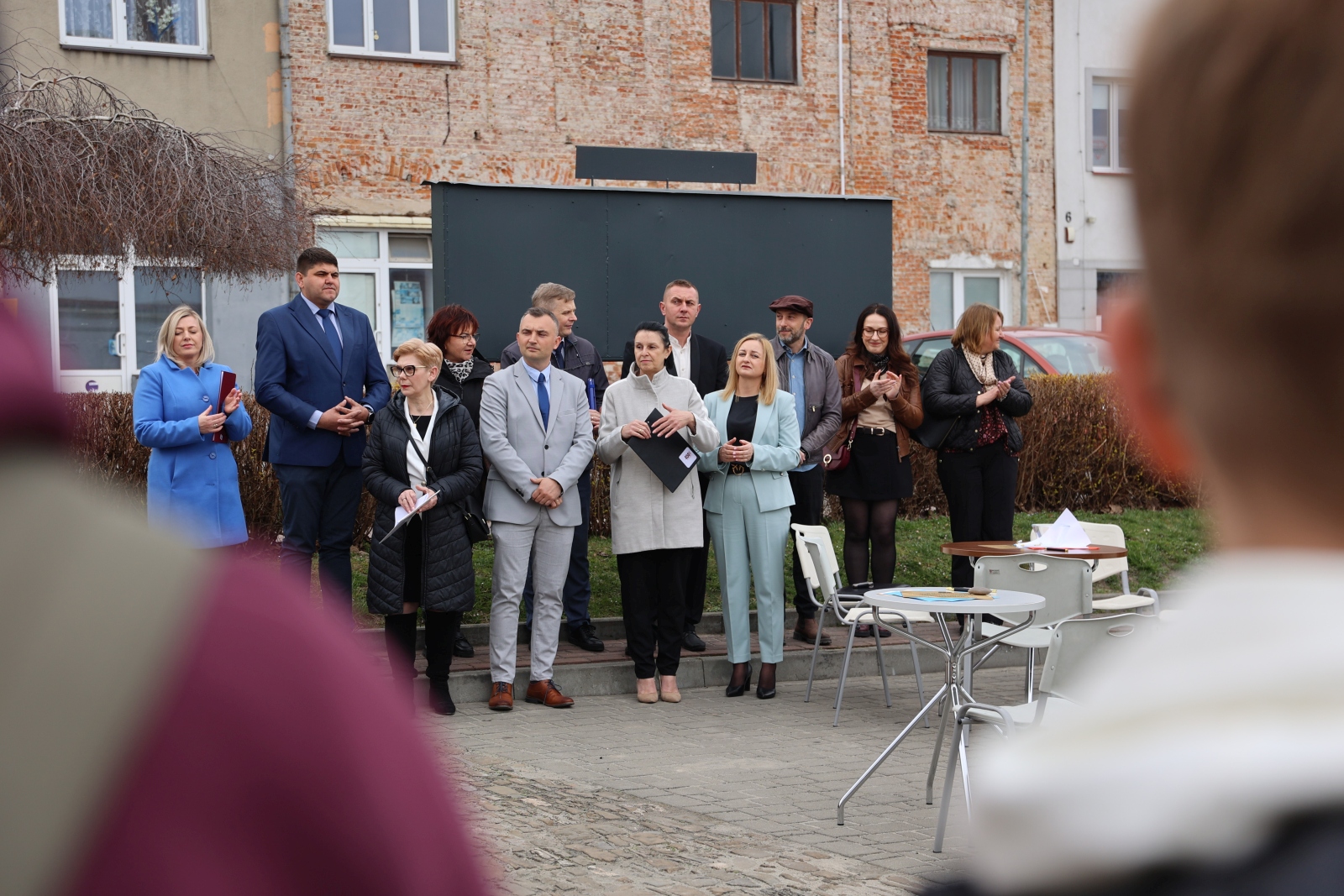 Obraz przedstawiający Na rynku w Oleszycach stanęła instalacja Echo Miasta [ZDJĘCIA]