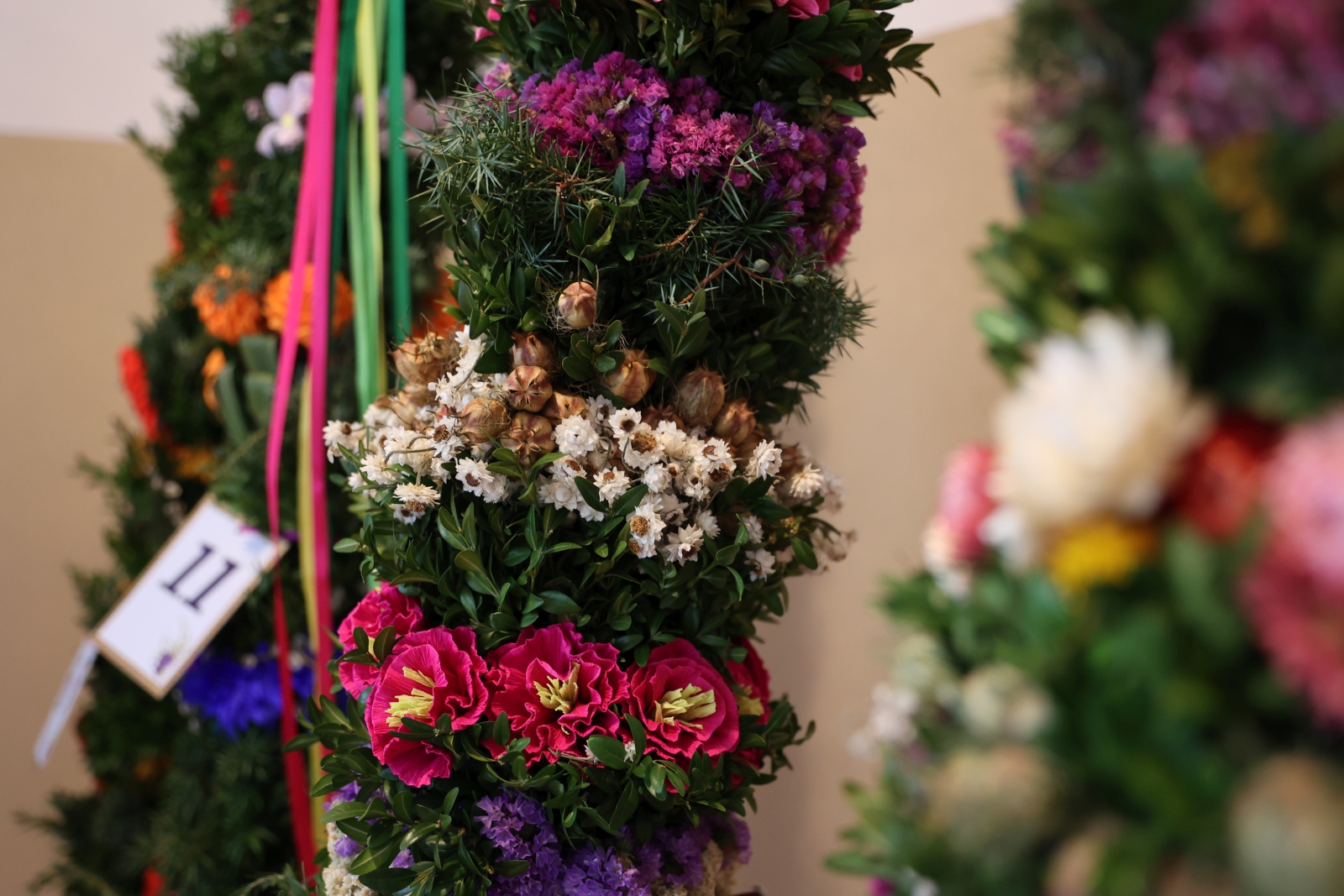 Obraz przedstawiający Znamy laureatów konkursu na "Najpiękniejszą Palmę Wielkanocną" w Gminie Lubaczów