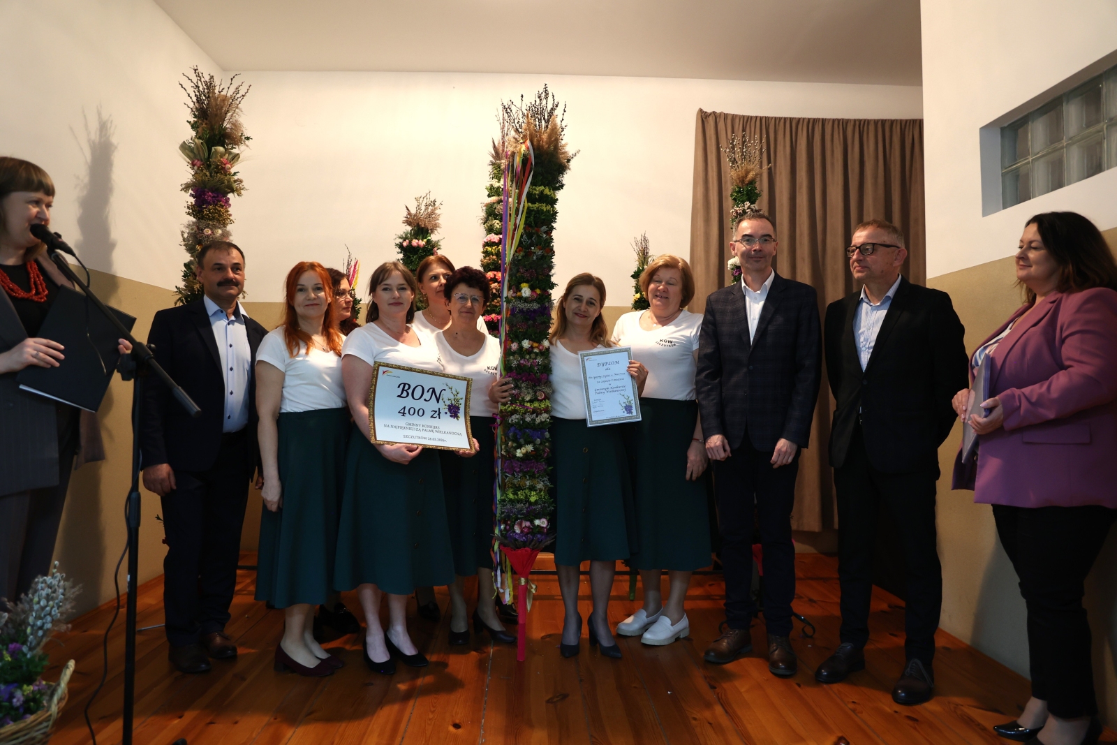 Obraz przedstawiający Znamy laureatów konkursu na "Najpiękniejszą Palmę Wielkanocną" w Gminie Lubaczów