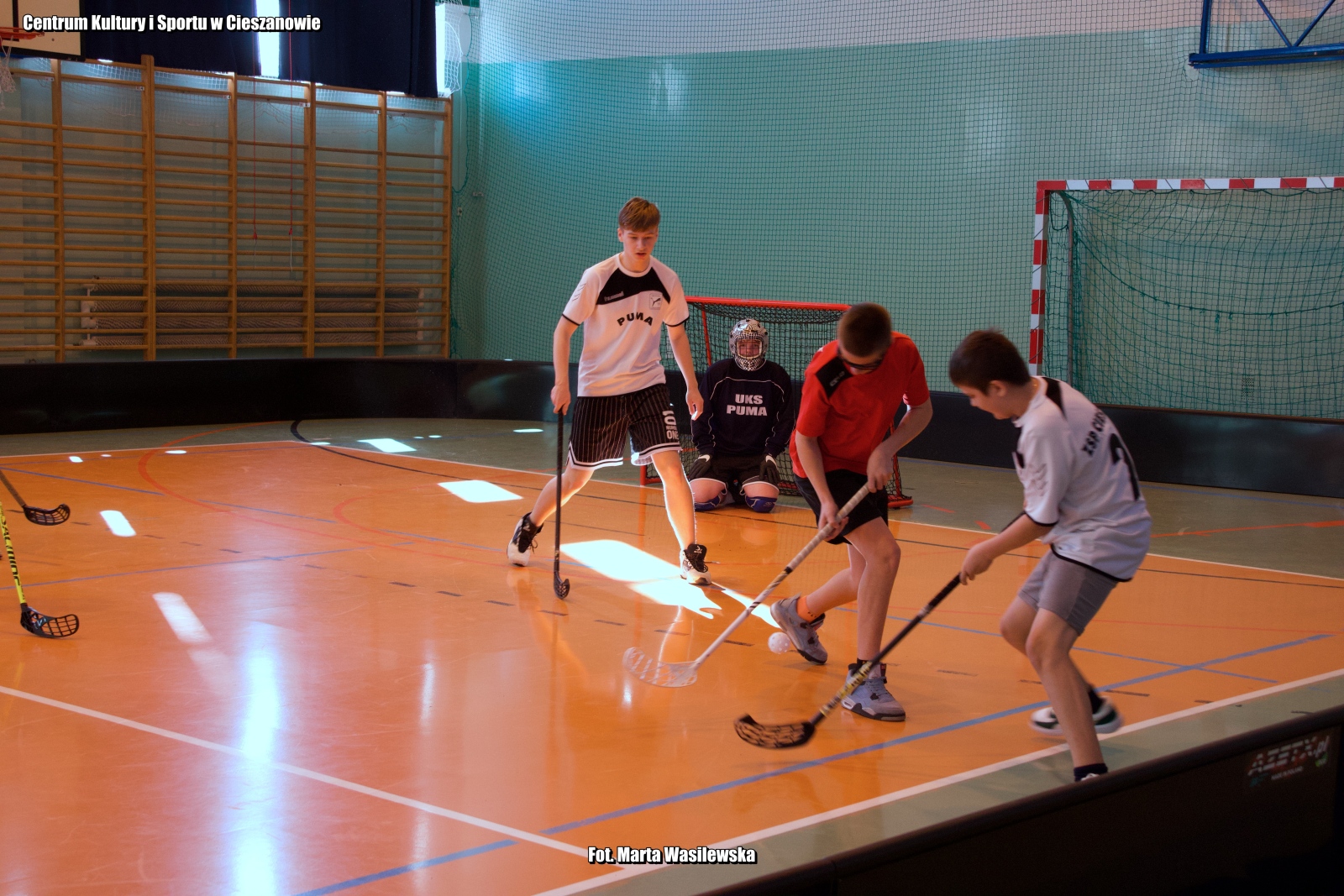 Obraz przedstawiający SP Nowa Wieś i SP Dachnów triumfują w turnieju unihokeja w Cieszanowie