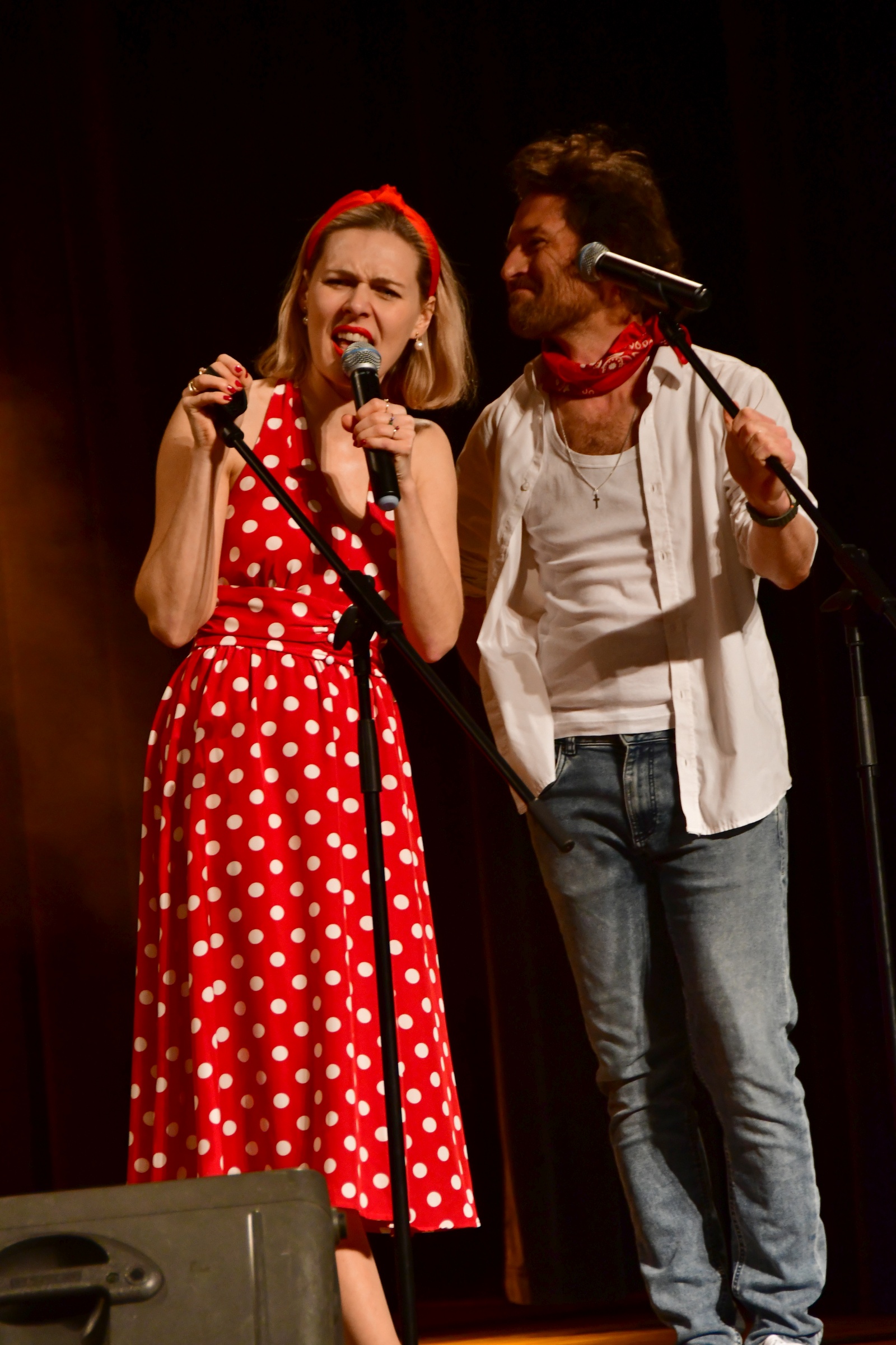 Obraz przedstawiający Słodko-gorzki recital w MDK w Lubaczowie [ZDJĘCIA]