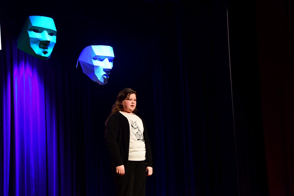 Obraz przedstawiający Wyłoniono najlepszych recytatorów w powiecie. Za nami konkurs "Życie to nie teatr"