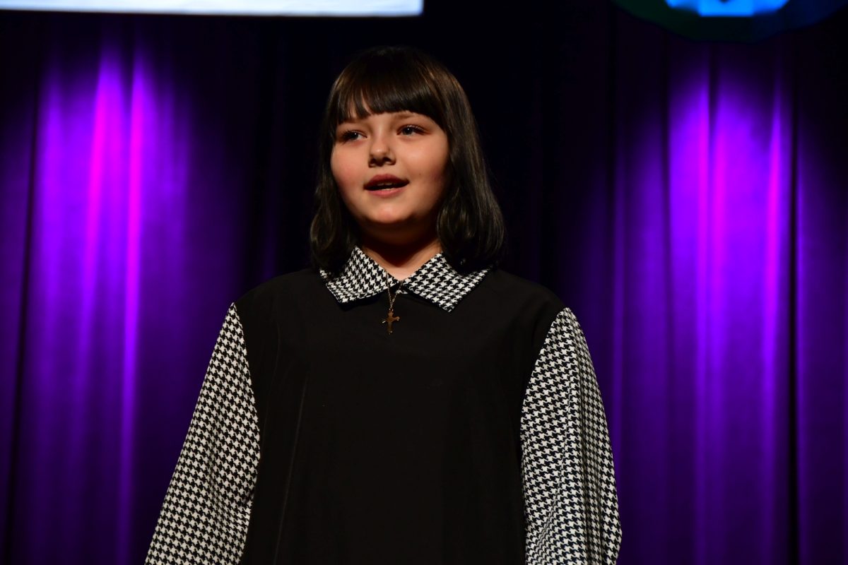 Obraz przedstawiający Wyłoniono najlepszych recytatorów w powiecie. Za nami konkurs "Życie to nie teatr"