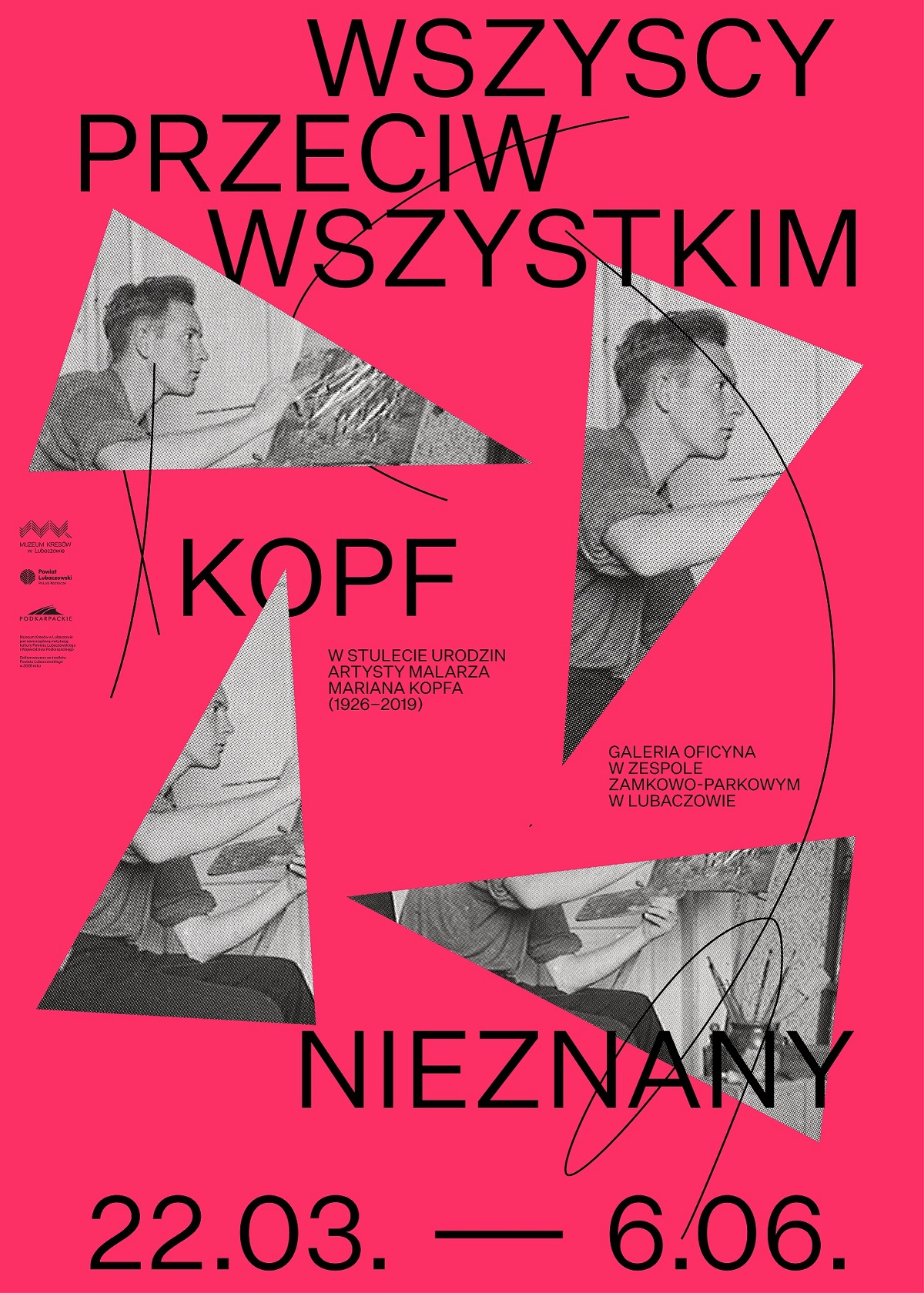 Obraz przedstawiający "Wszyscy przeciw wszystkim. Kopf nieznany" - w niedzielę werniaż wystawy