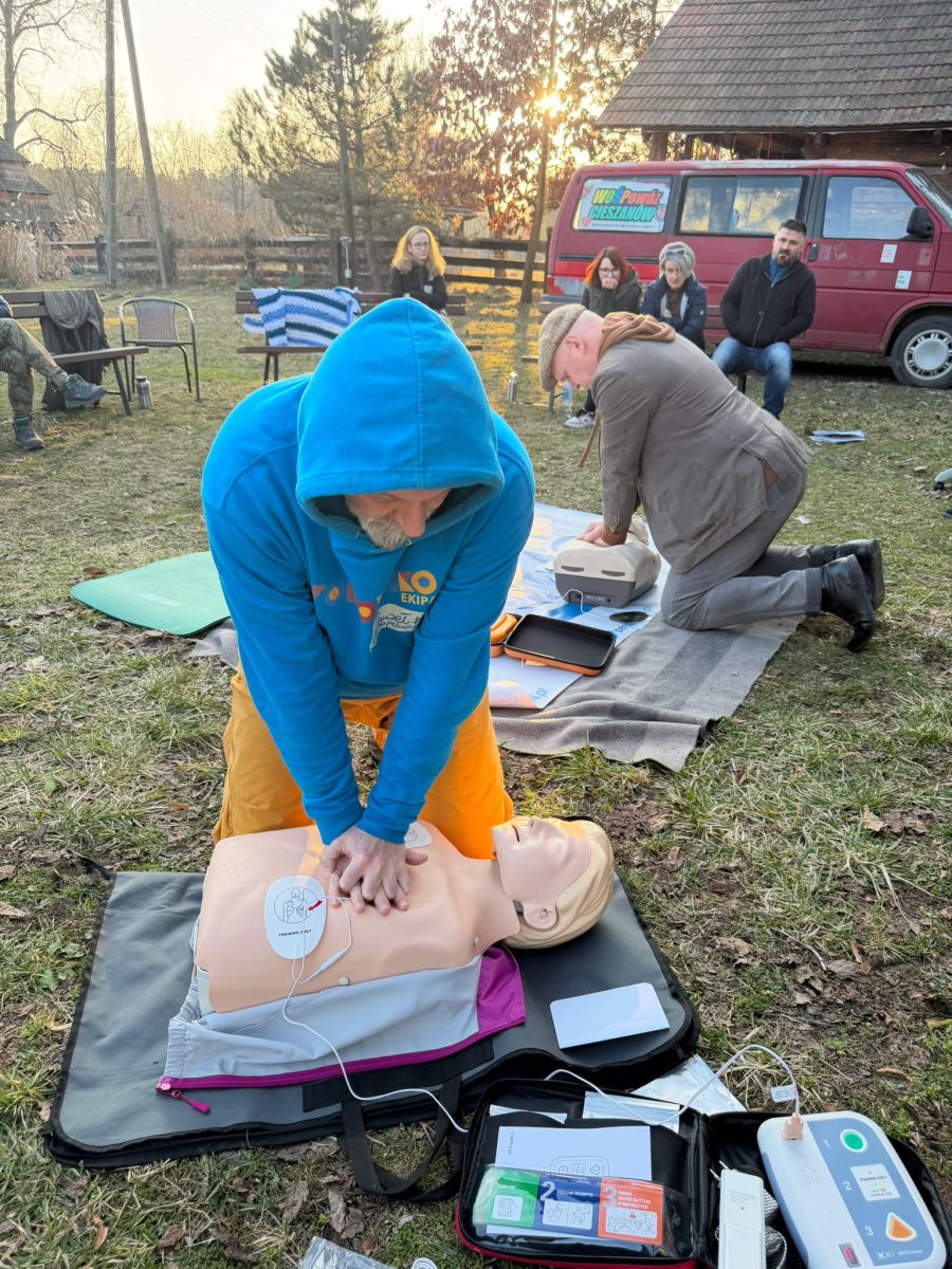 Obraz przedstawiający Ochotnicza Straż Humanitarna rozpoczęła szkolenia w Gorajcu