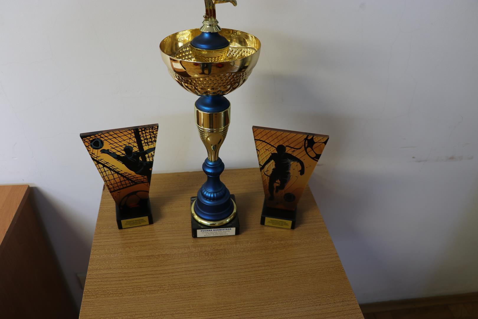 Obraz przedstawiający Lech Oleszyce triumfuje w XIV Turnieju o Puchar Burmistrza