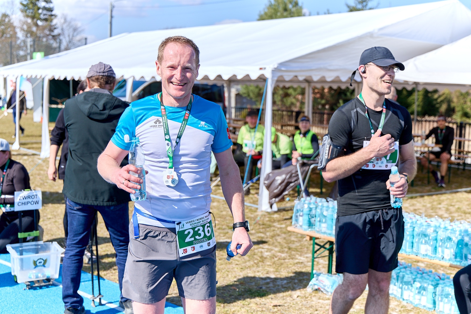 Obraz przedstawiający Wiosenny start w Horyńcu-Zdroju. Za nami VII Bieg i Nordic Walking "Szukamy Bociana"