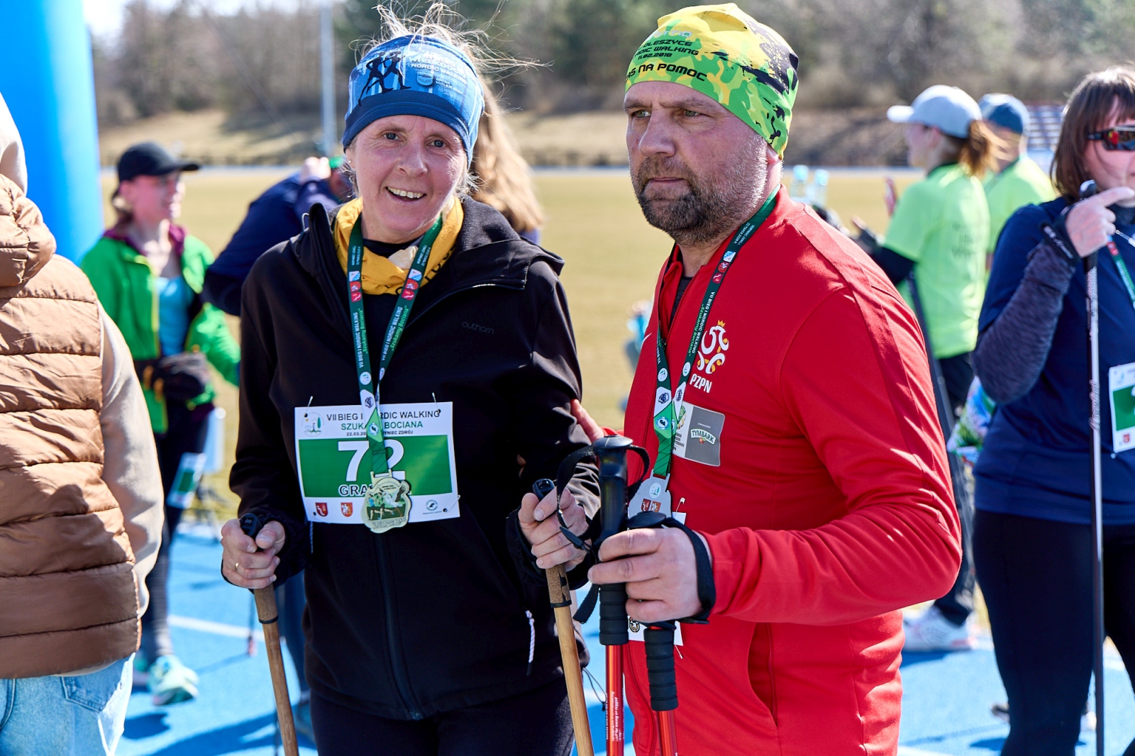 Obraz przedstawiający Wiosenny start w Horyńcu-Zdroju. Za nami VII Bieg i Nordic Walking "Szukamy Bociana"