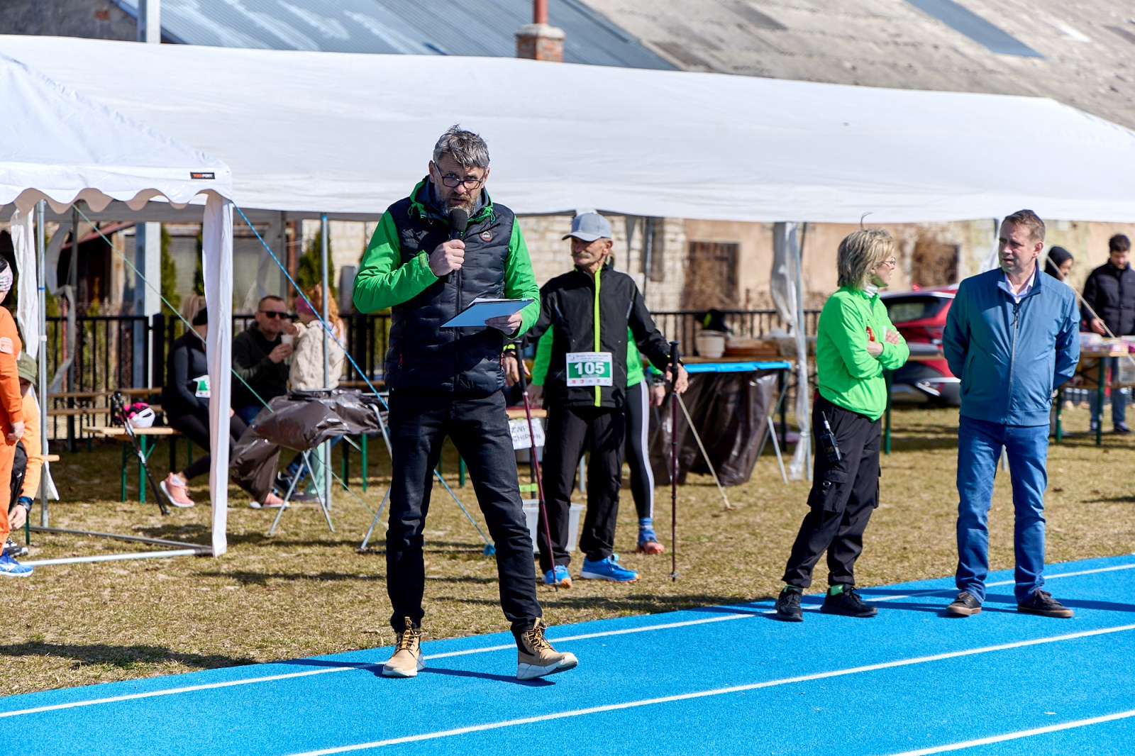 Obraz przedstawiający Wiosenny start w Horyńcu-Zdroju. Za nami VII Bieg i Nordic Walking "Szukamy Bociana"