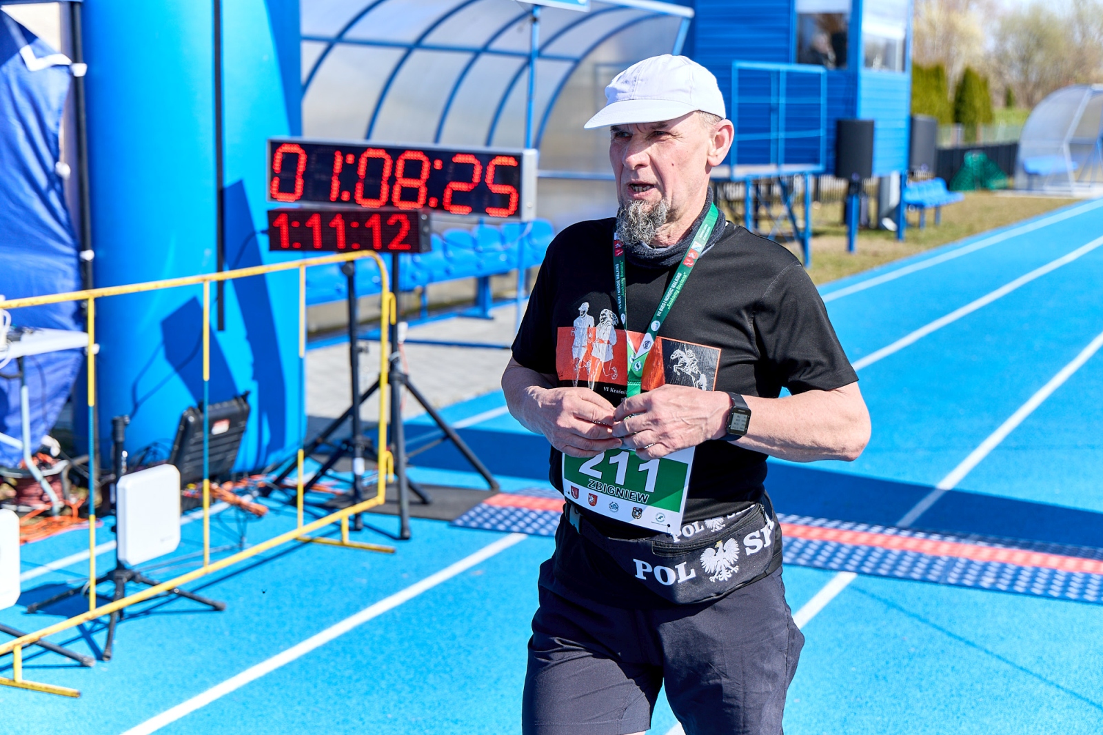 Obraz przedstawiający Wiosenny start w Horyńcu-Zdroju. Za nami VII Bieg i Nordic Walking "Szukamy Bociana"