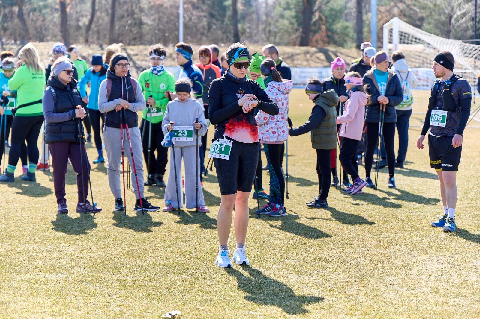 Obraz przedstawiający Wiosenny start w Horyńcu-Zdroju. Za nami VII Bieg i Nordic Walking "Szukamy Bociana"