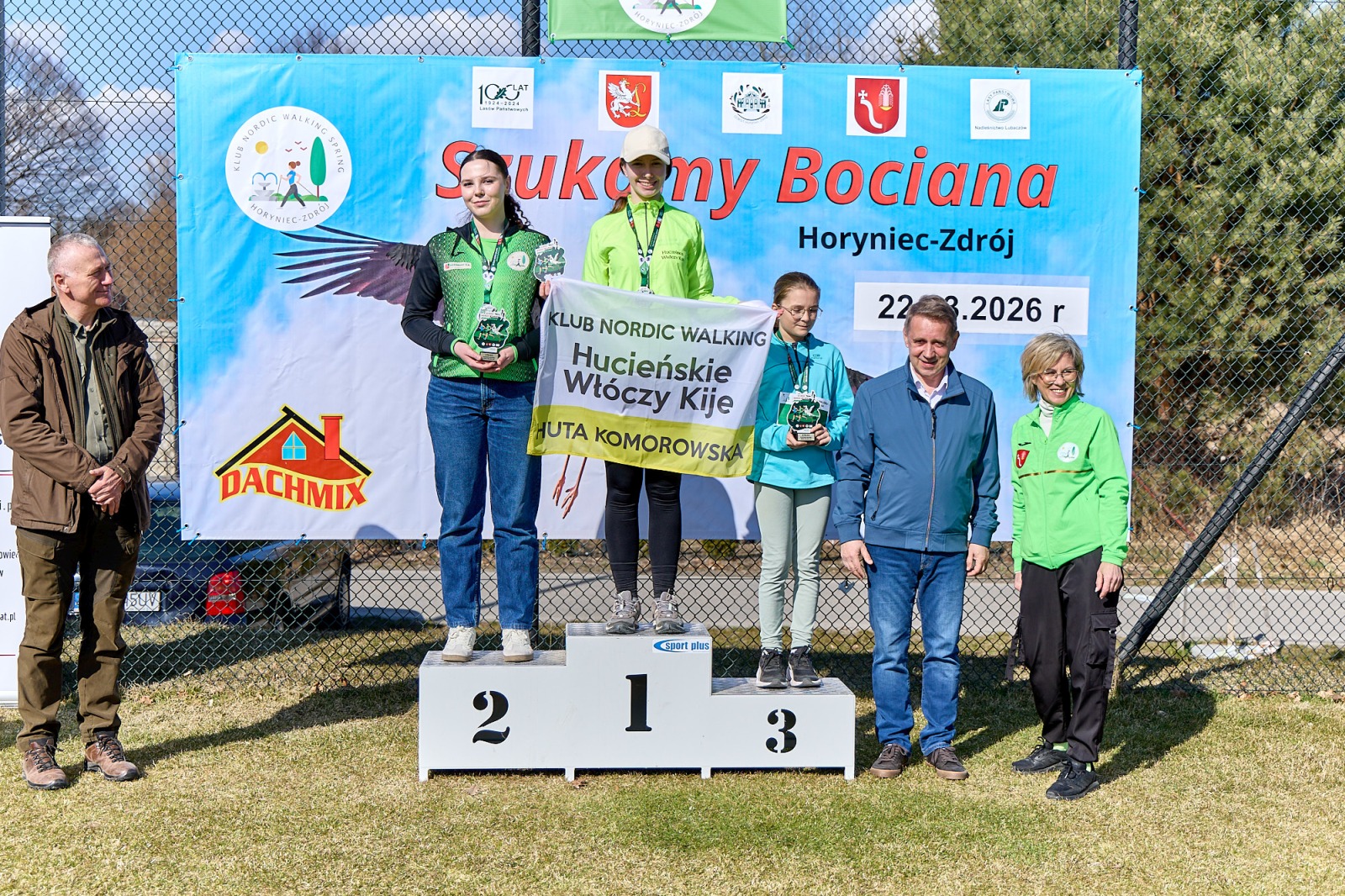 Obraz przedstawiający Wiosenny start w Horyńcu-Zdroju. Za nami VII Bieg i Nordic Walking "Szukamy Bociana"