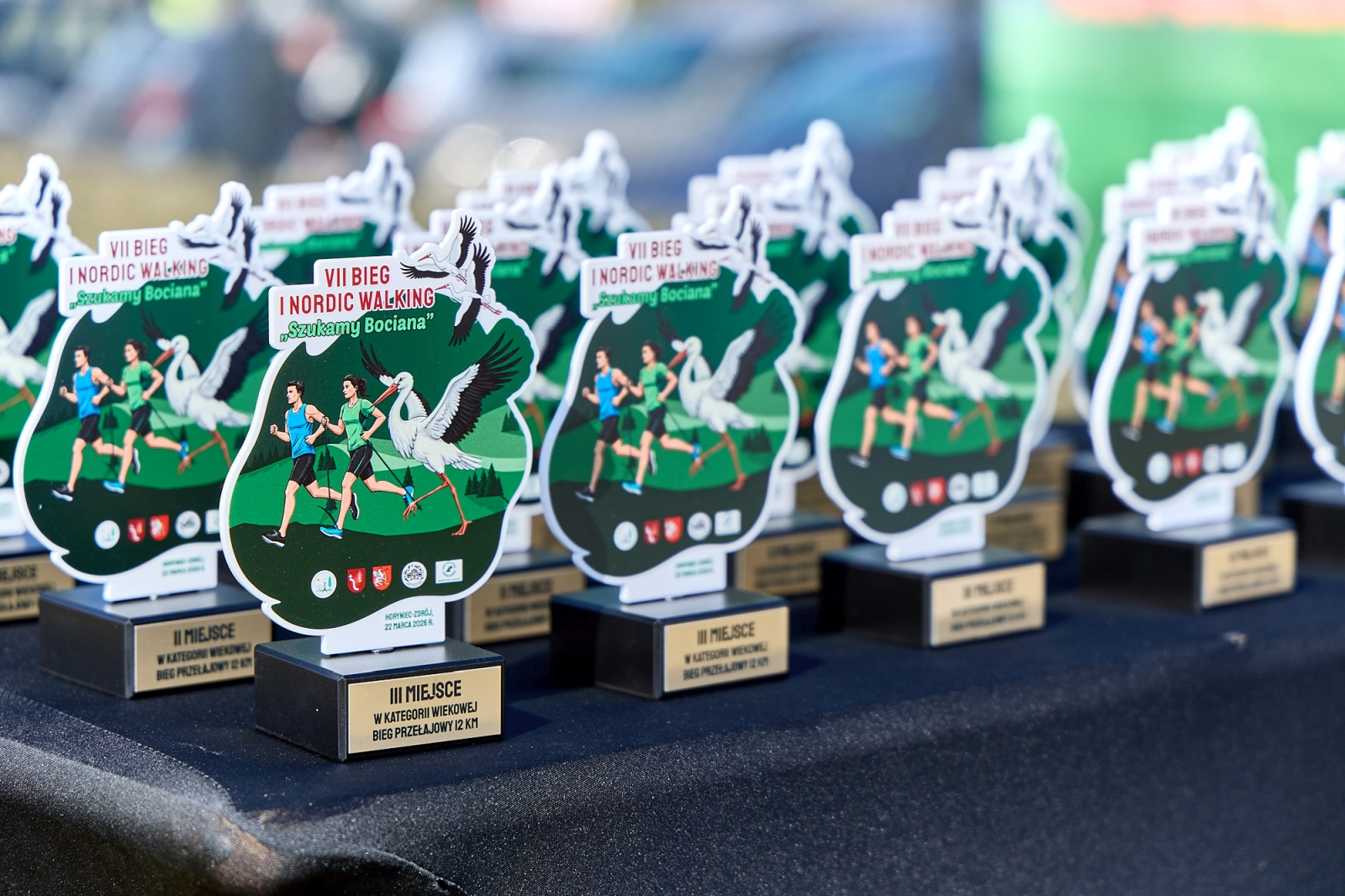 Obraz przedstawiający Wiosenny start w Horyńcu-Zdroju. Za nami VII Bieg i Nordic Walking "Szukamy Bociana"