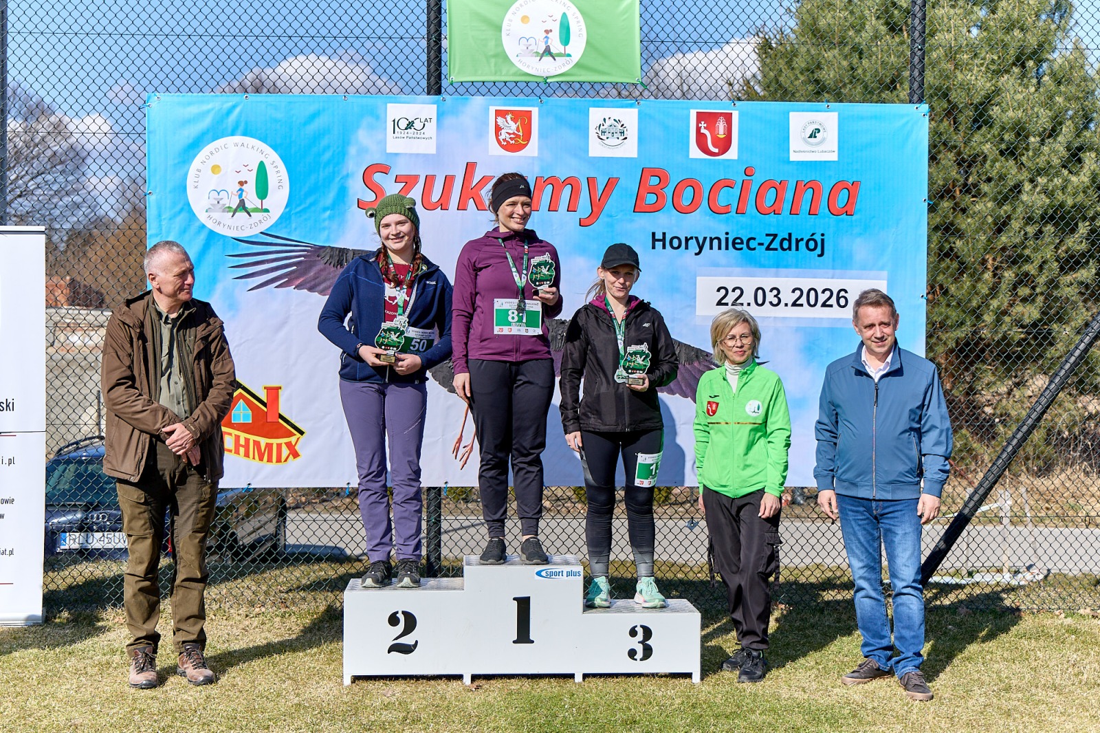 Obraz przedstawiający Wiosenny start w Horyńcu-Zdroju. Za nami VII Bieg i Nordic Walking "Szukamy Bociana"