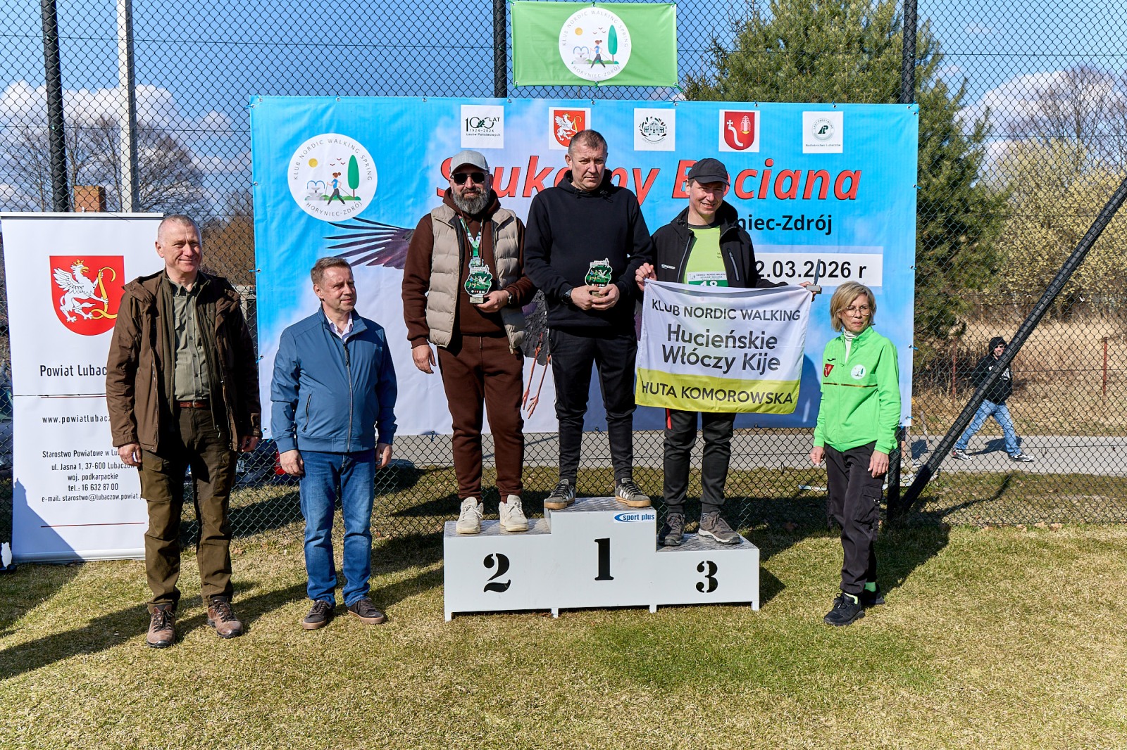 Obraz przedstawiający Wiosenny start w Horyńcu-Zdroju. Za nami VII Bieg i Nordic Walking "Szukamy Bociana"