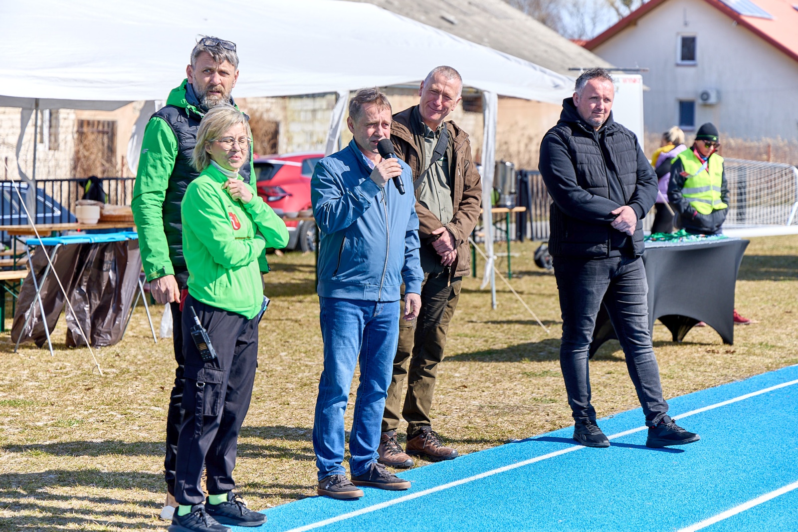 Obraz przedstawiający Wiosenny start w Horyńcu-Zdroju. Za nami VII Bieg i Nordic Walking "Szukamy Bociana"