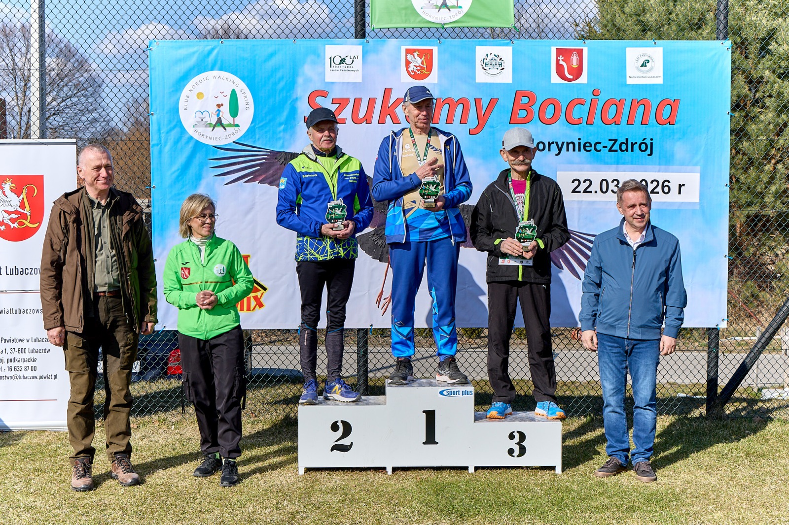 Obraz przedstawiający Wiosenny start w Horyńcu-Zdroju. Za nami VII Bieg i Nordic Walking "Szukamy Bociana"
