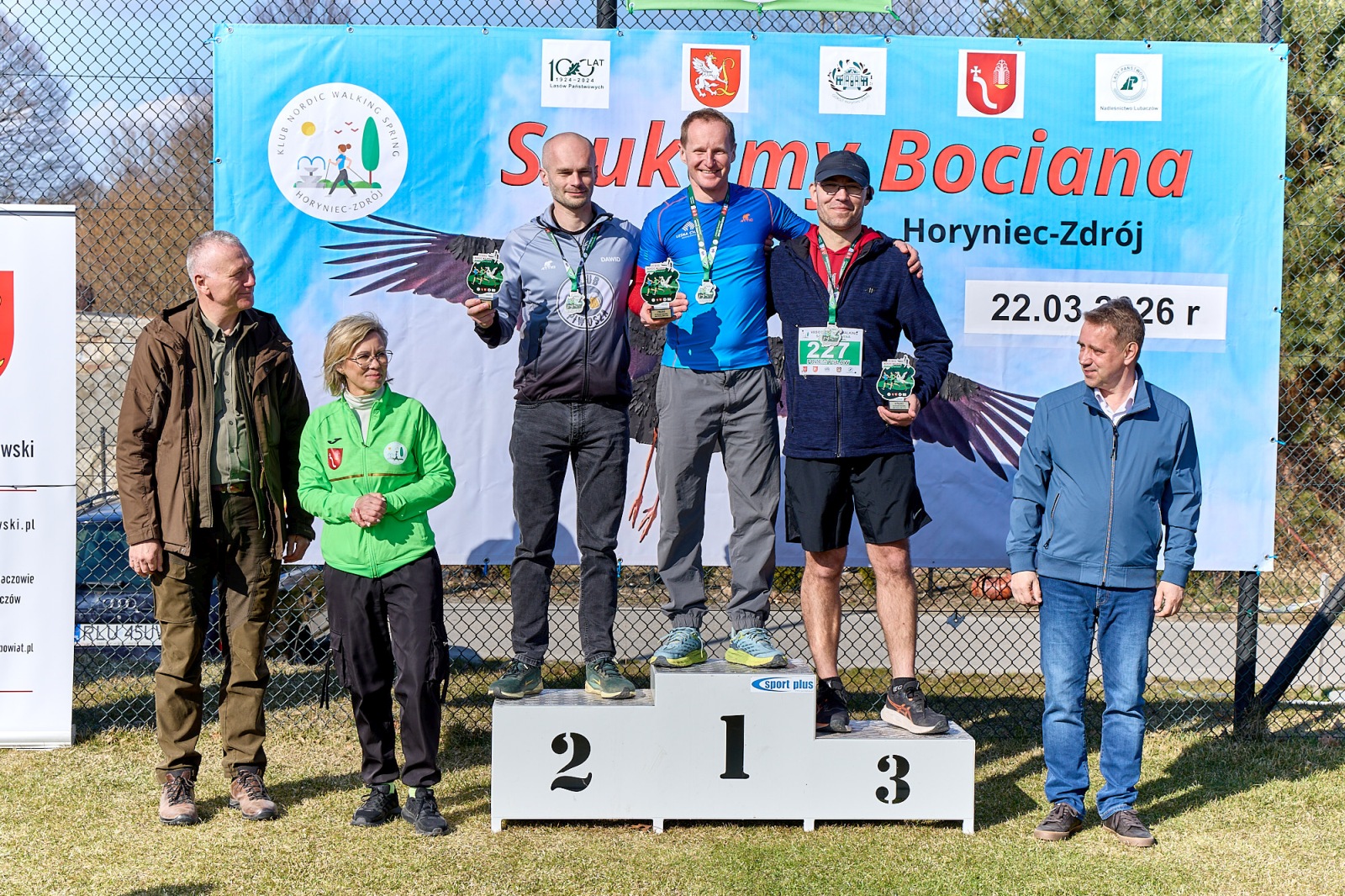 Obraz przedstawiający Wiosenny start w Horyńcu-Zdroju. Za nami VII Bieg i Nordic Walking "Szukamy Bociana"