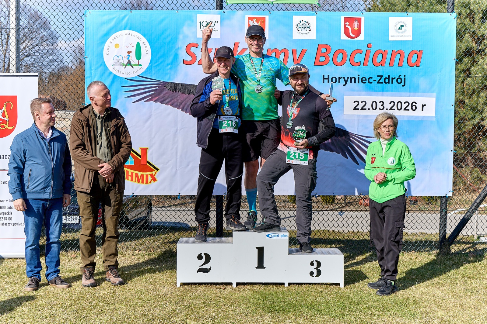 Obraz przedstawiający Wiosenny start w Horyńcu-Zdroju. Za nami VII Bieg i Nordic Walking "Szukamy Bociana"