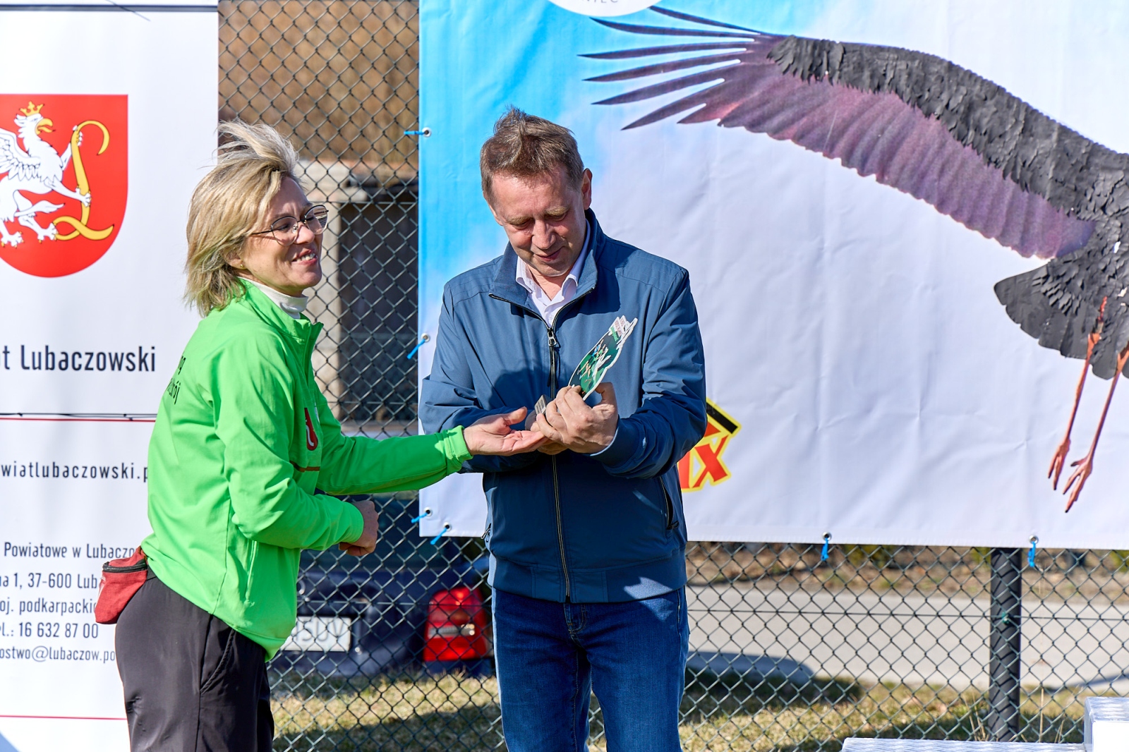 Obraz przedstawiający Wiosenny start w Horyńcu-Zdroju. Za nami VII Bieg i Nordic Walking "Szukamy Bociana"