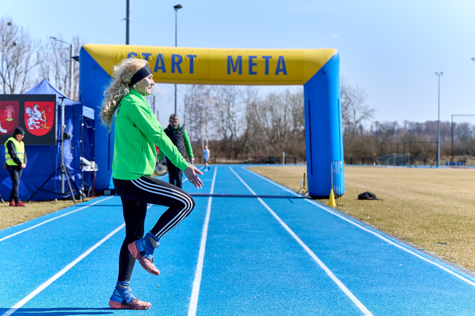 Obraz przedstawiający Wiosenny start w Horyńcu-Zdroju. Za nami VII Bieg i Nordic Walking "Szukamy Bociana"