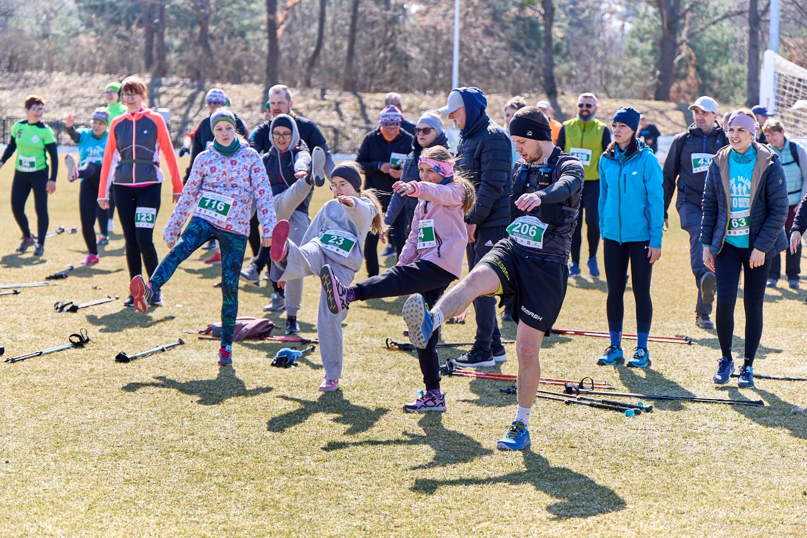 Obraz przedstawiający Wiosenny start w Horyńcu-Zdroju. Za nami VII Bieg i Nordic Walking "Szukamy Bociana"