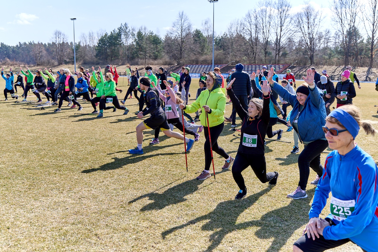 Obraz przedstawiający Wiosenny start w Horyńcu-Zdroju. Za nami VII Bieg i Nordic Walking "Szukamy Bociana"