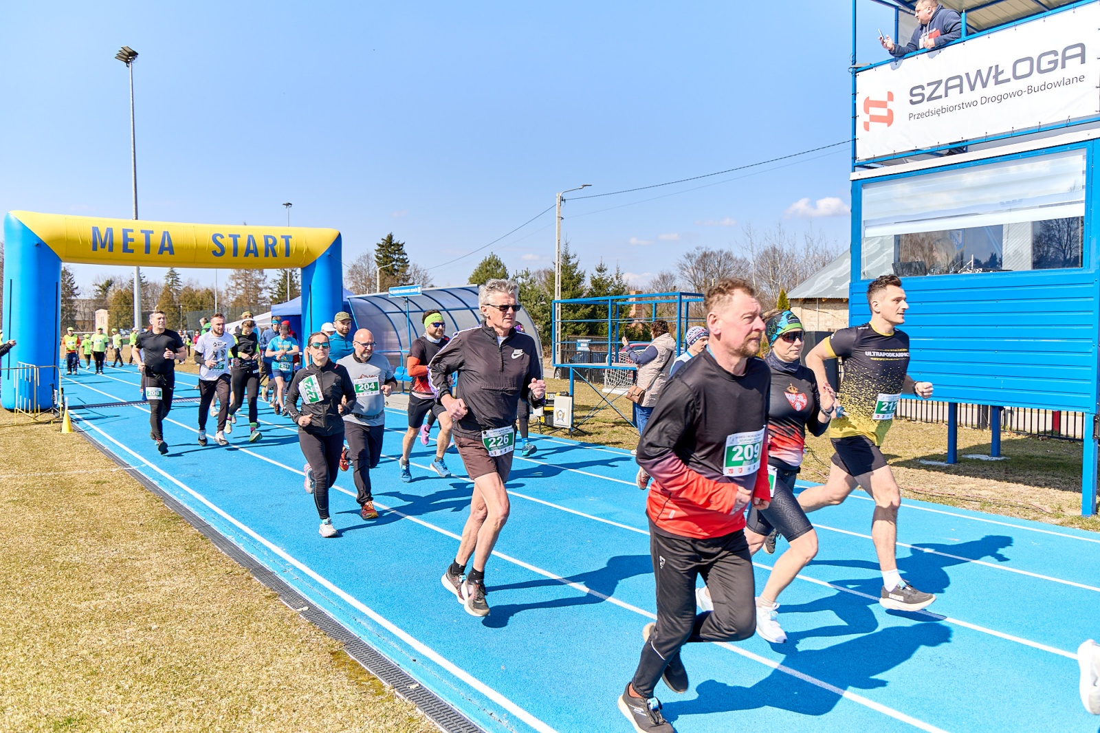 Obraz przedstawiający Wiosenny start w Horyńcu-Zdroju. Za nami VII Bieg i Nordic Walking "Szukamy Bociana"