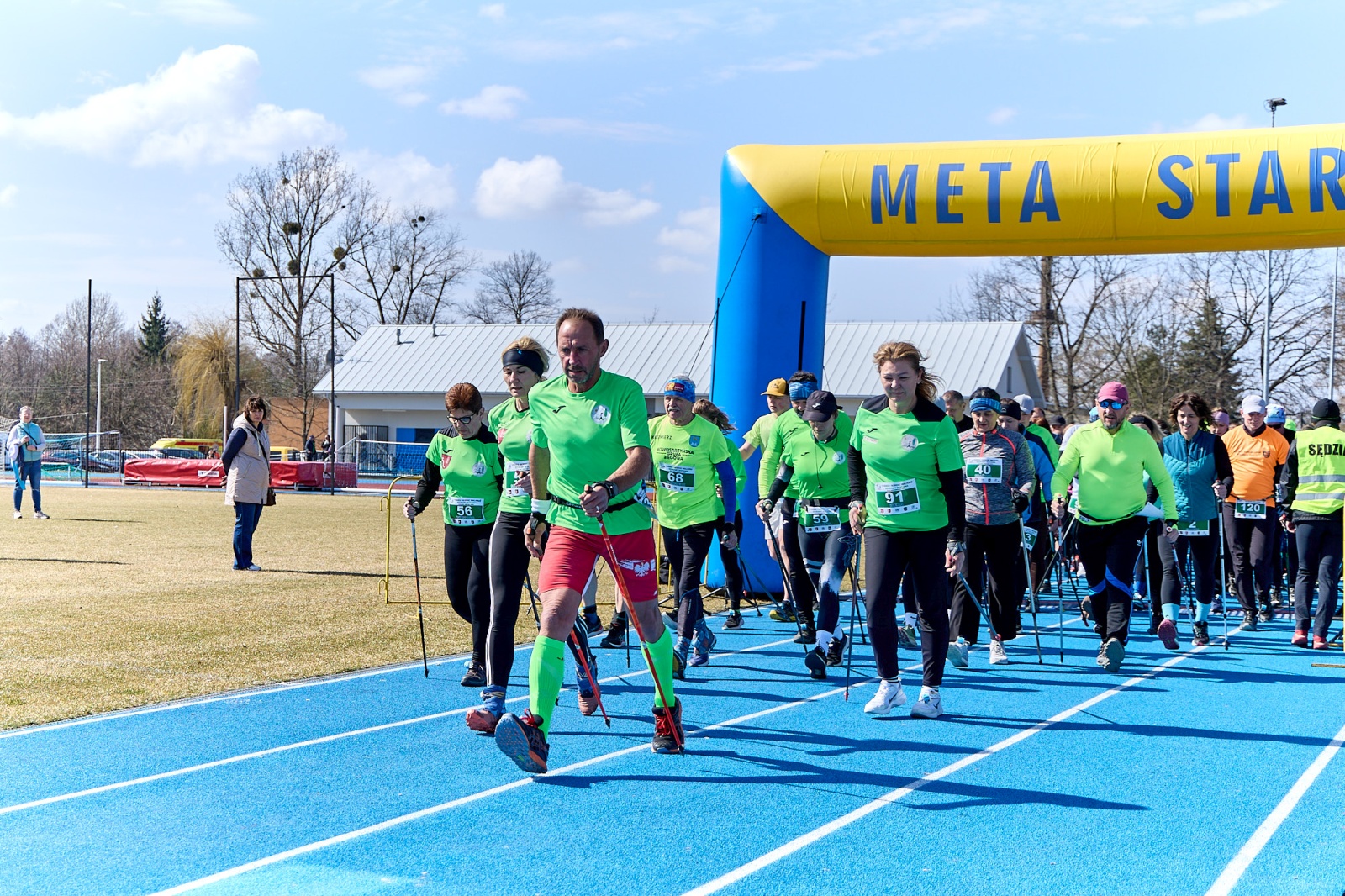 Obraz przedstawiający Wiosenny start w Horyńcu-Zdroju. Za nami VII Bieg i Nordic Walking "Szukamy Bociana"