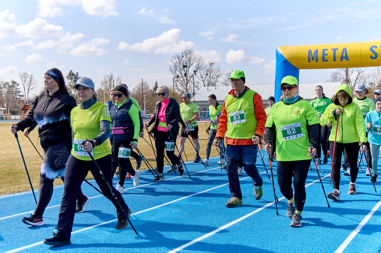 Obraz przedstawiający Wiosenny start w Horyńcu-Zdroju. Za nami VII Bieg i Nordic Walking "Szukamy Bociana"