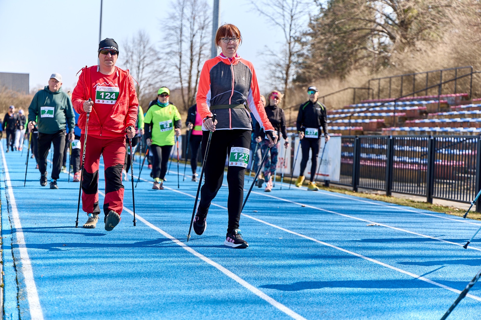 Obraz przedstawiający Wiosenny start w Horyńcu-Zdroju. Za nami VII Bieg i Nordic Walking "Szukamy Bociana"