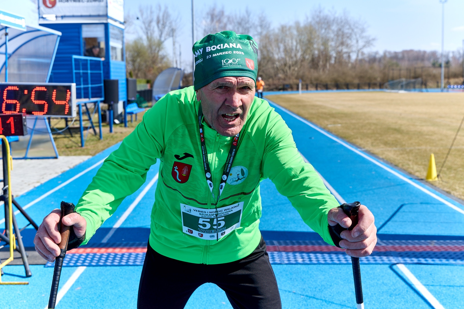 Obraz przedstawiający Wiosenny start w Horyńcu-Zdroju. Za nami VII Bieg i Nordic Walking "Szukamy Bociana"