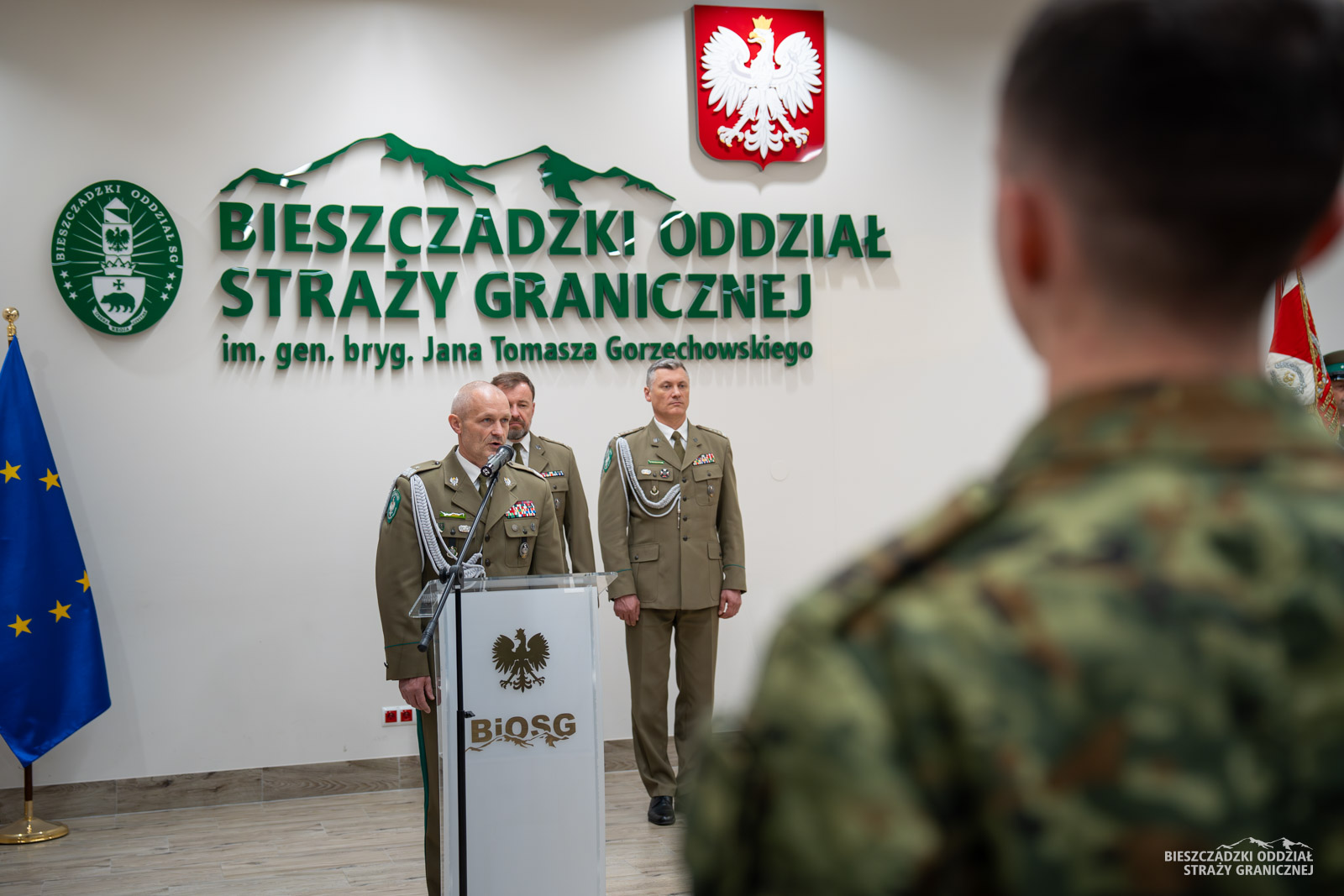 Obraz przedstawiający Nowi kaprale w szeregach Bieszczadzkiego Oddziału Straży Granicznej [ZDJĘCIA]