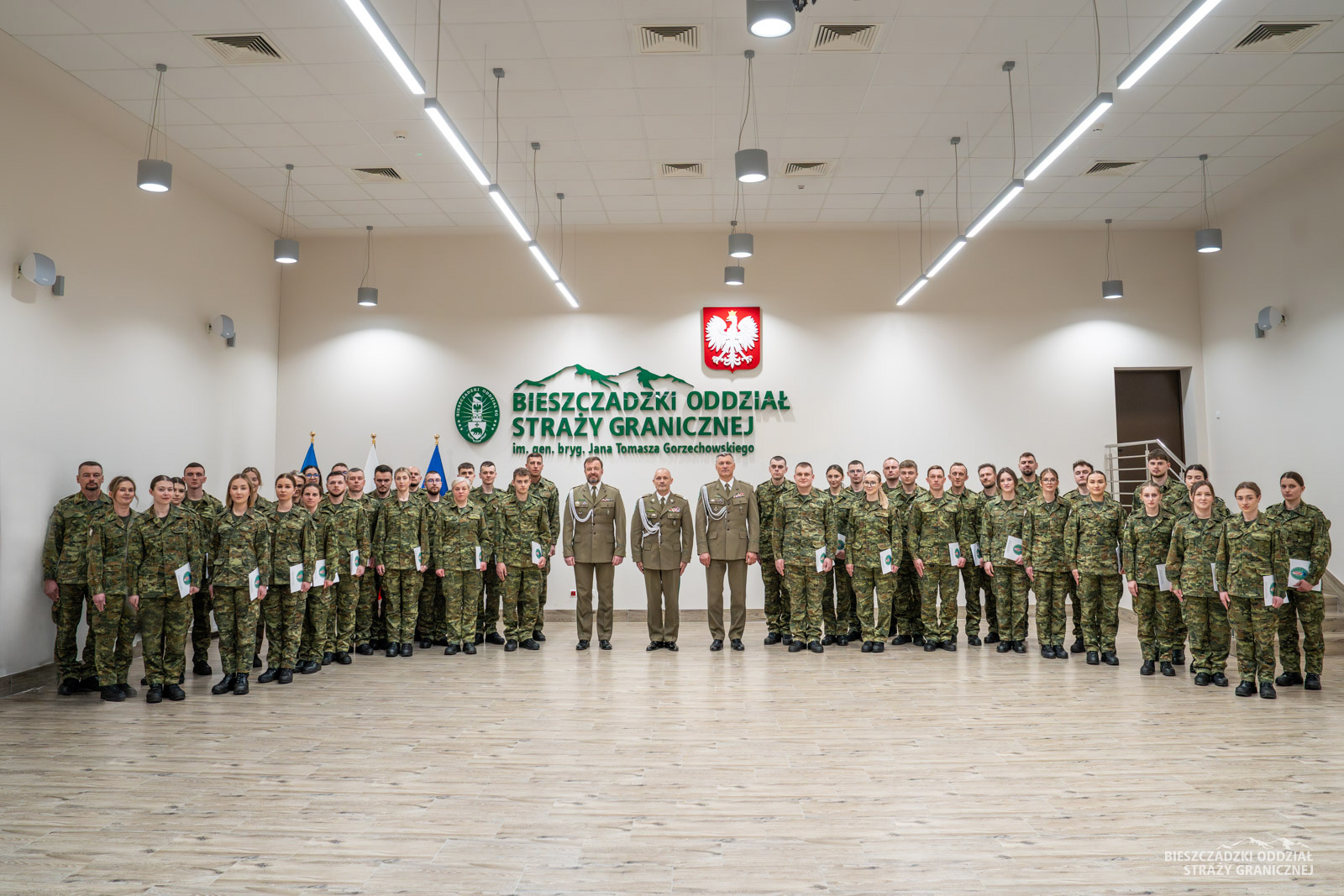 Obraz przedstawiający Nowi kaprale w szeregach Bieszczadzkiego Oddziału Straży Granicznej [ZDJĘCIA]