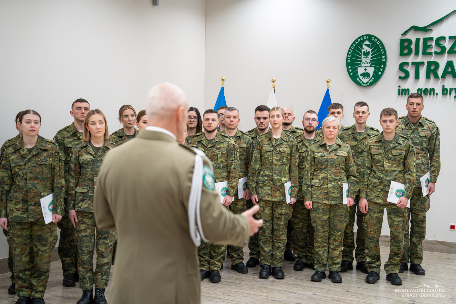 Obraz przedstawiający Nowi kaprale w szeregach Bieszczadzkiego Oddziału Straży Granicznej [ZDJĘCIA]