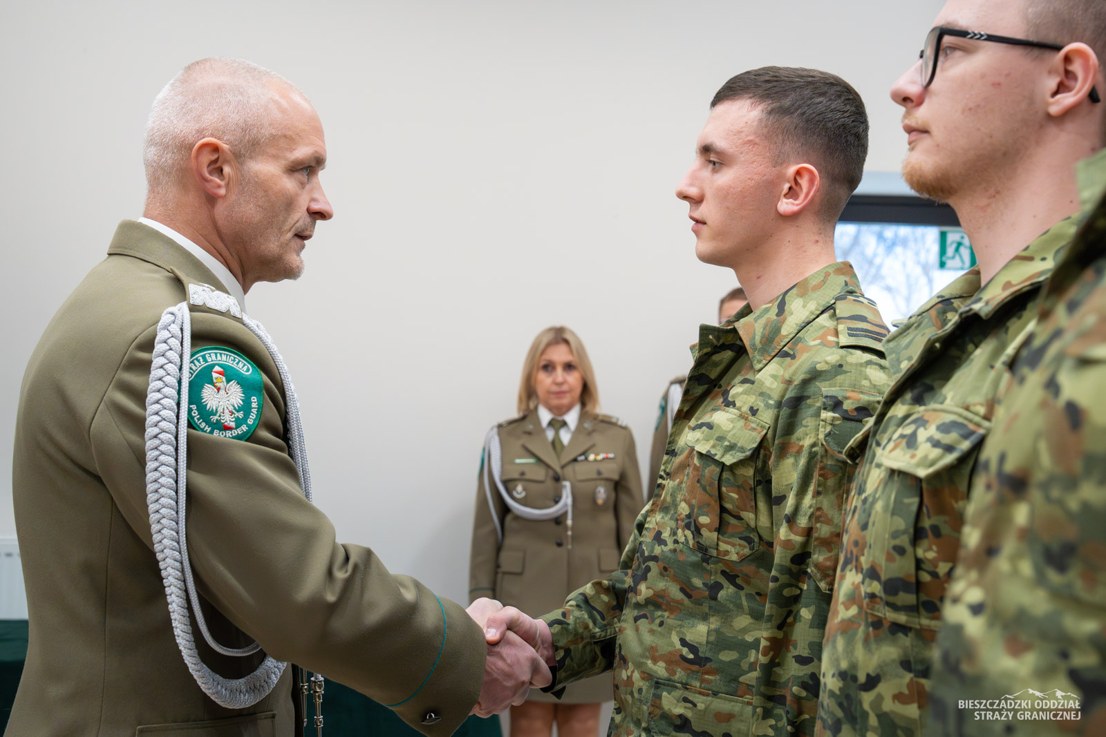 Obraz przedstawiający Nowi kaprale w szeregach Bieszczadzkiego Oddziału Straży Granicznej [ZDJĘCIA]