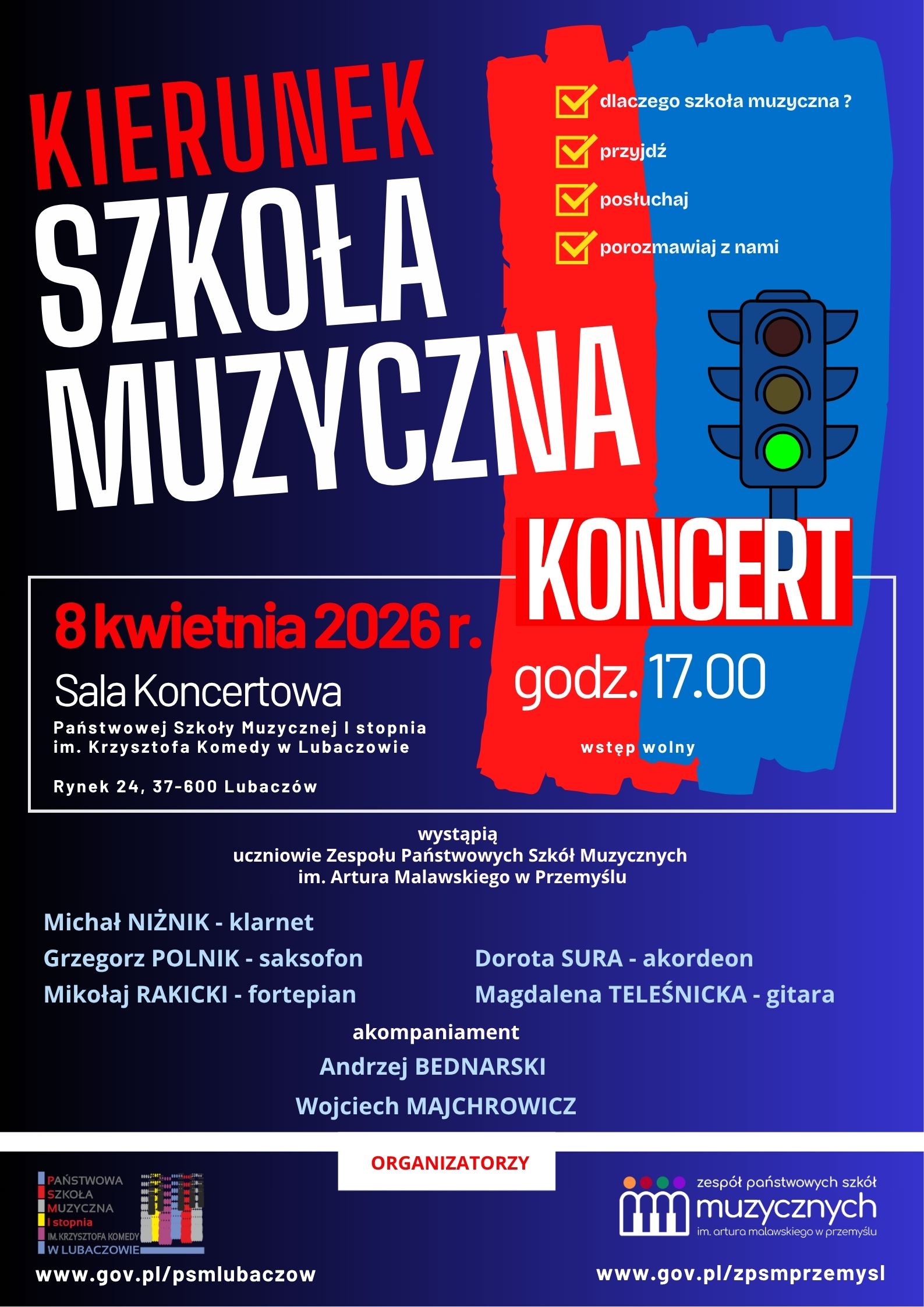 Obraz przedstawiający Muzyczna przyszłość w Lubaczowie. Koncert i spotkanie informacyjne w PSM